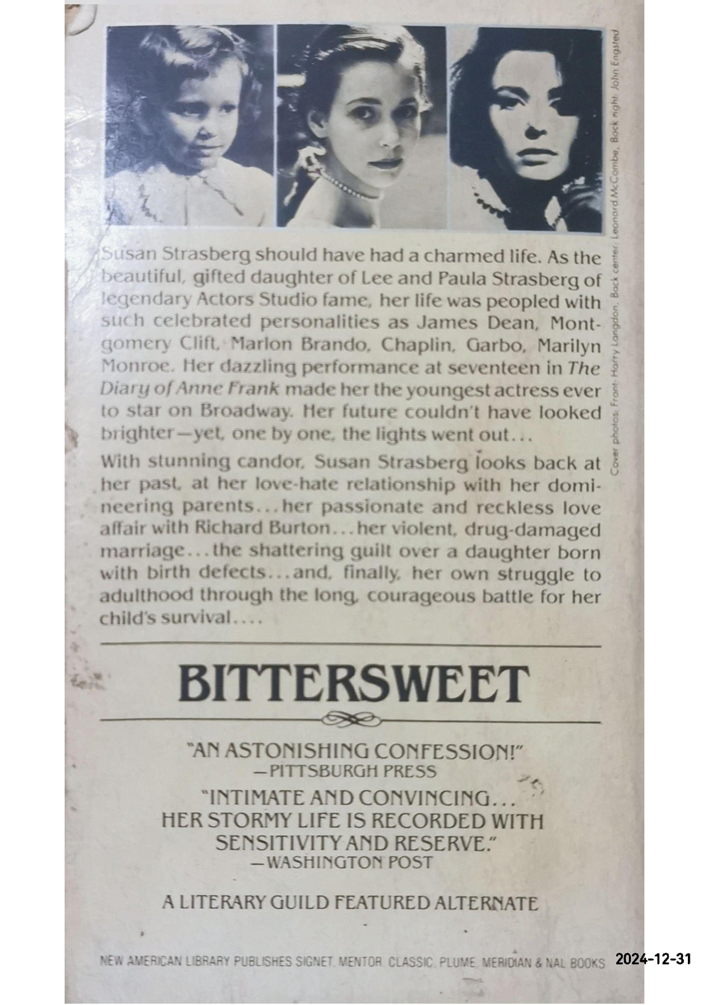 Bittersweet Mass Market Paperback – May 5, 1981 by Susan Strasberg (Author)