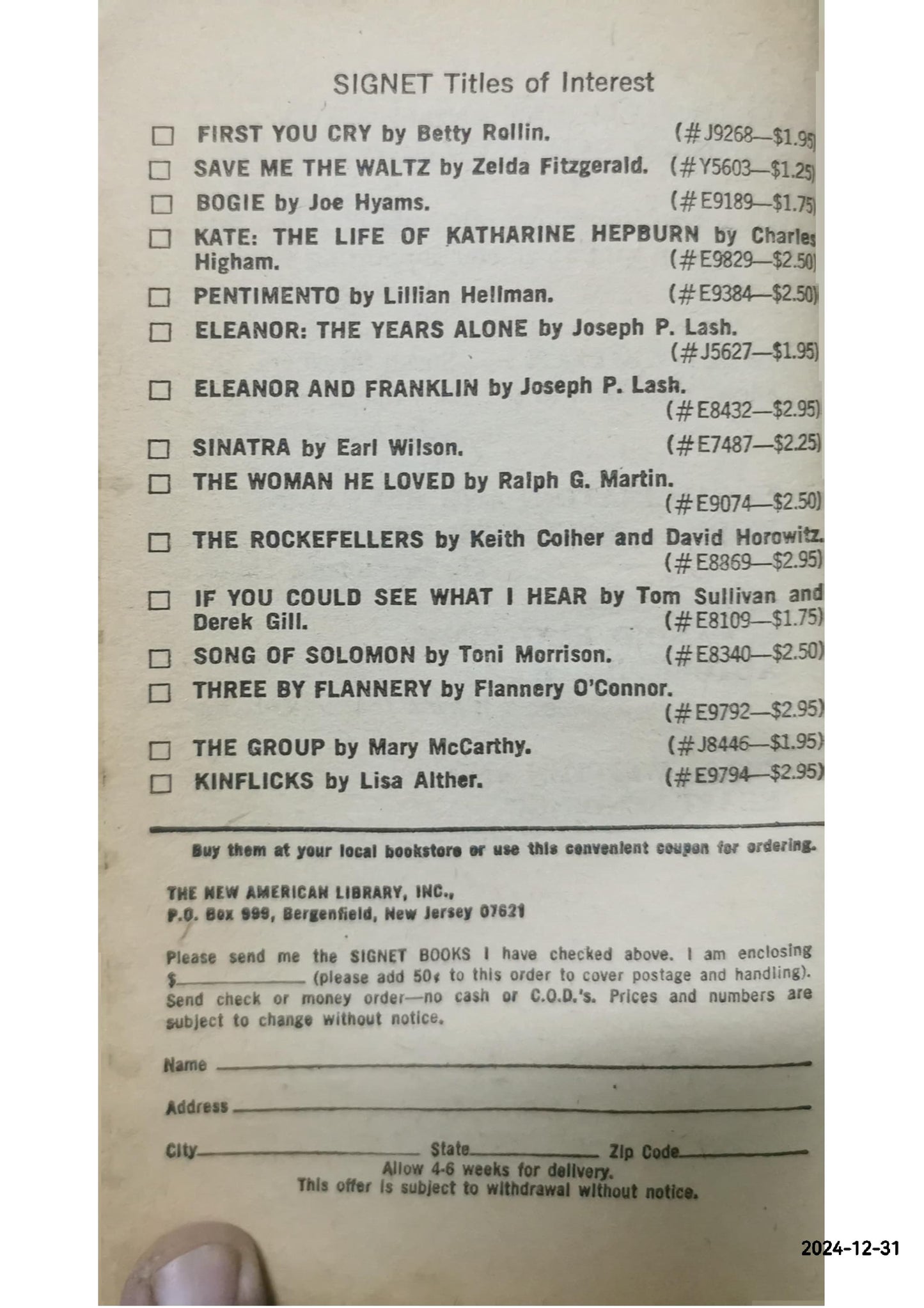 Bittersweet Mass Market Paperback – May 5, 1981 by Susan Strasberg (Author)