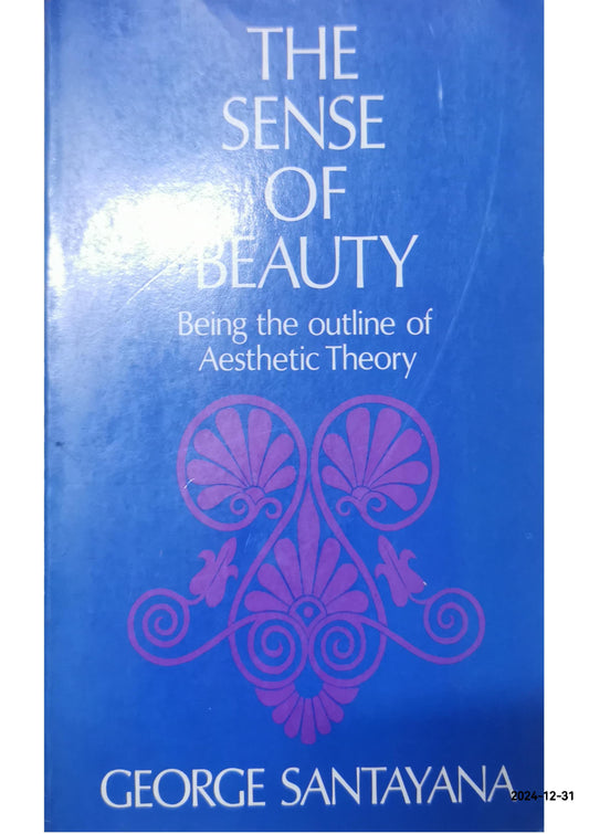 The Sense of Beauty by George Santayana (English) Paperback Book