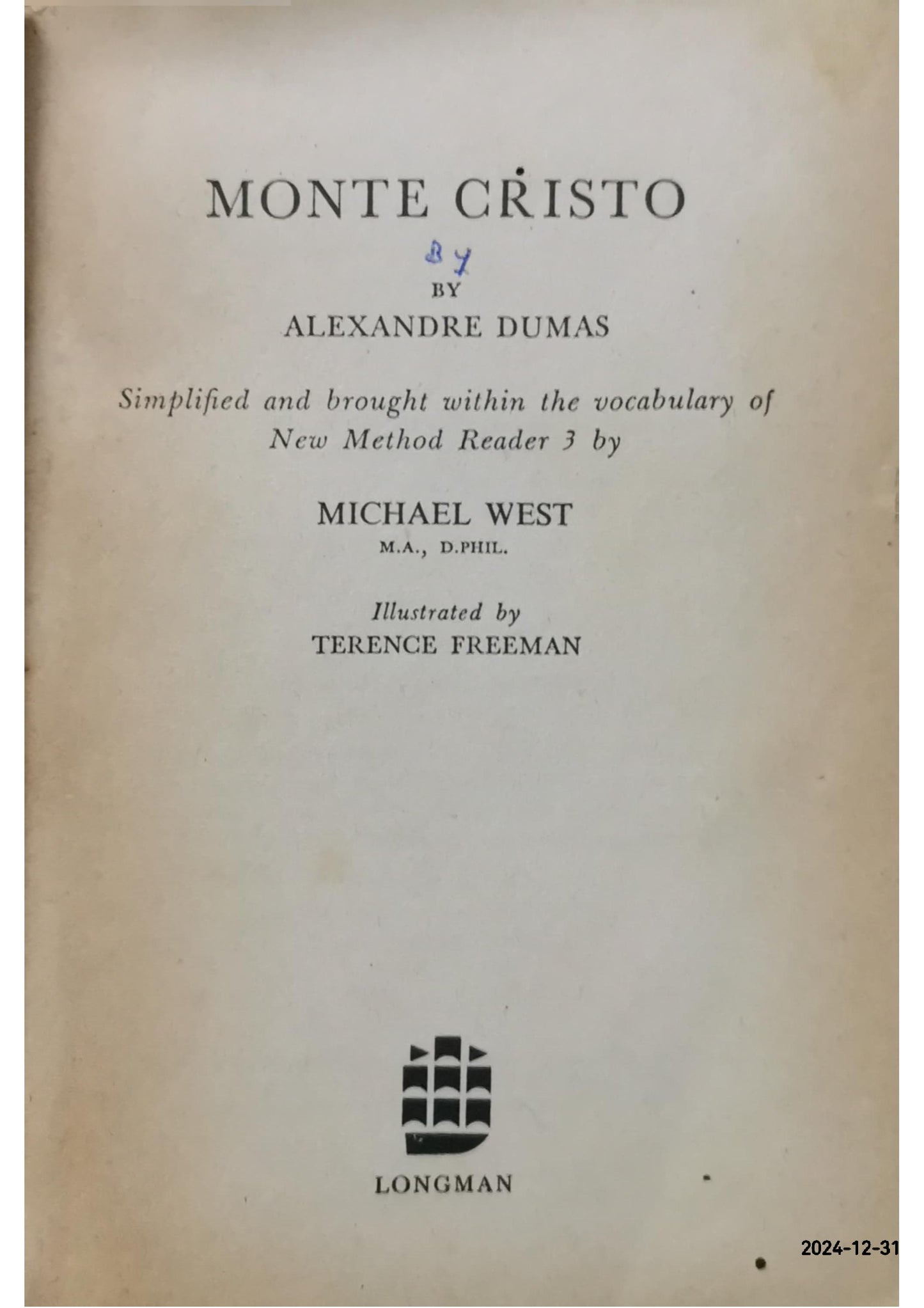 Monte Cristo Novel by Alexandre Dumas and Auguste Maquet