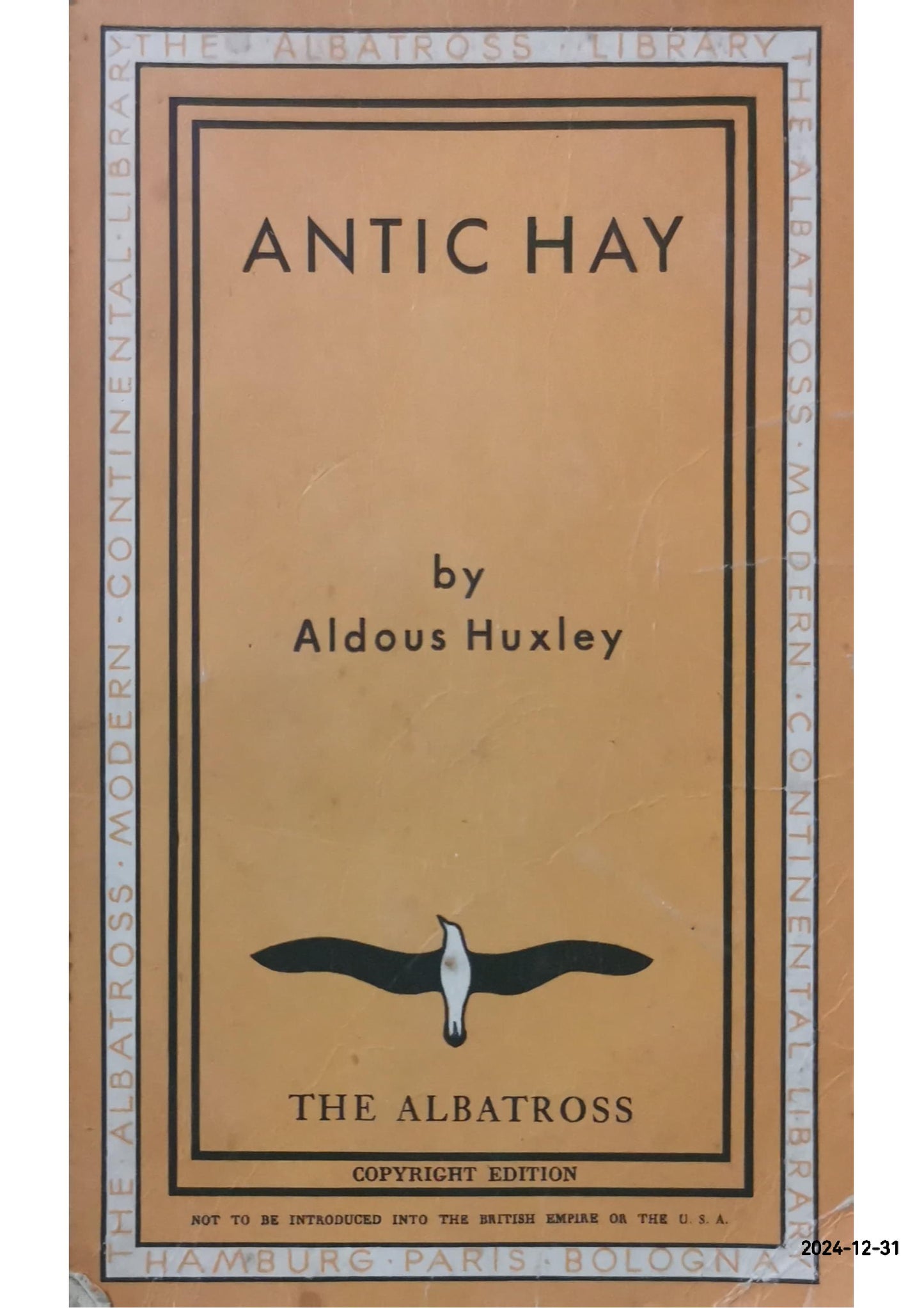 Antic Hay Novel by Aldous Huxley