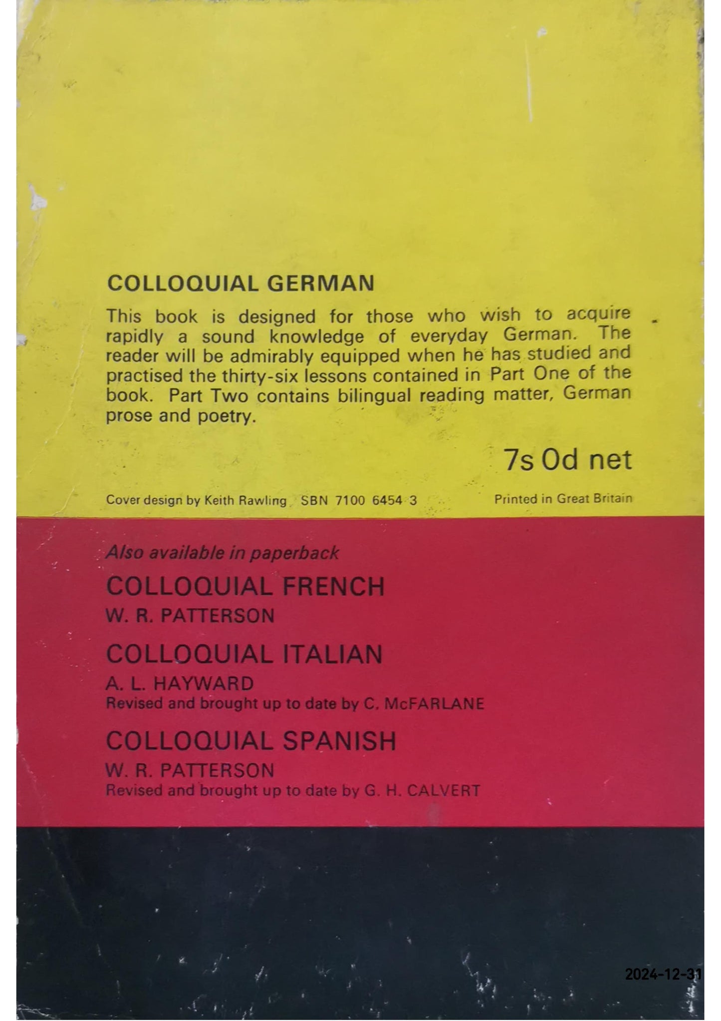 Colloquial German Paperback – June 1, 1975 German Edition  by P. F. Doring (Author)