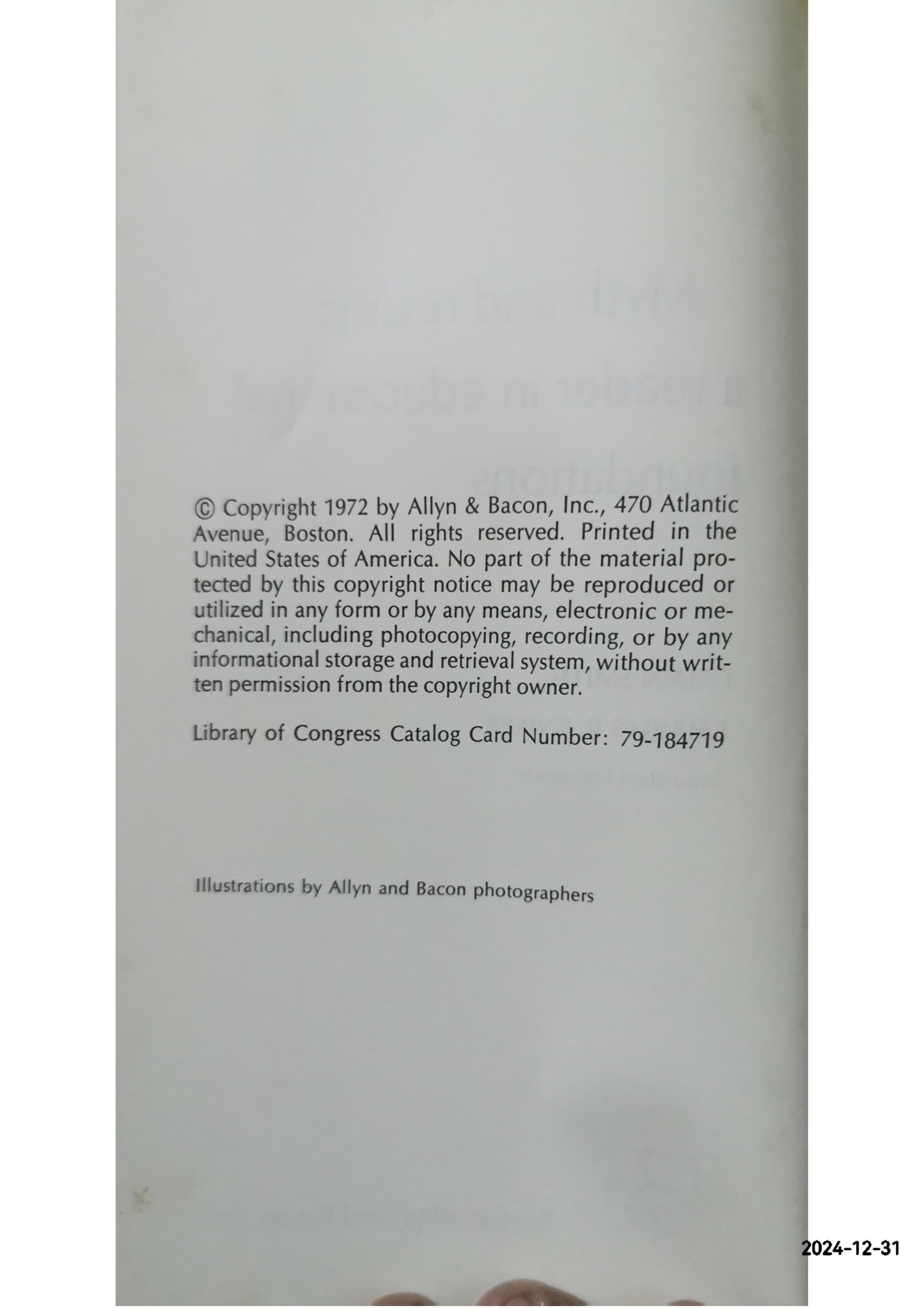 Myth and reality,: A reader in education Paperback – January 1, 1975 by L. Glenn Smith (Author)