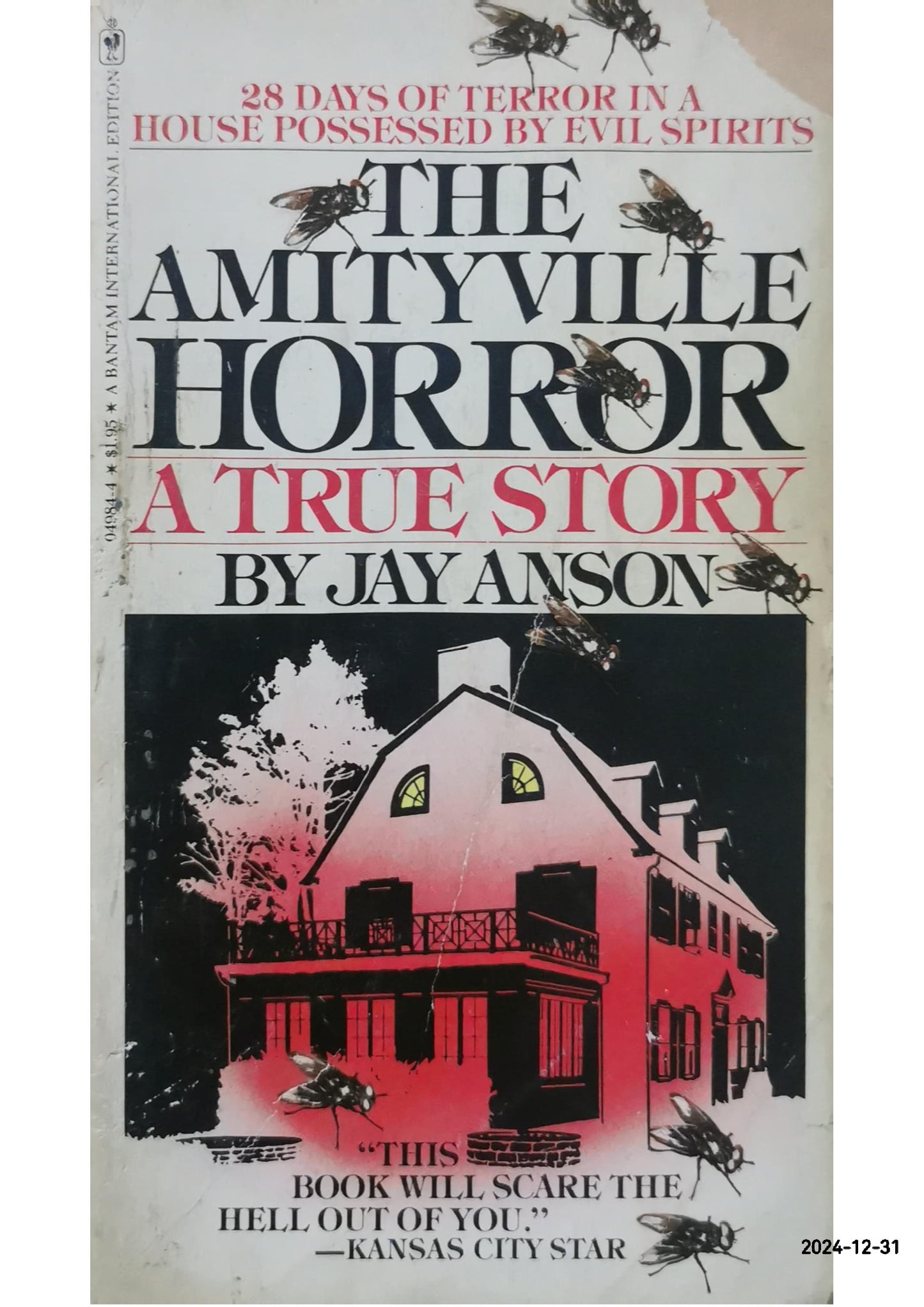 The Amityville Horror Book by Jay Anson