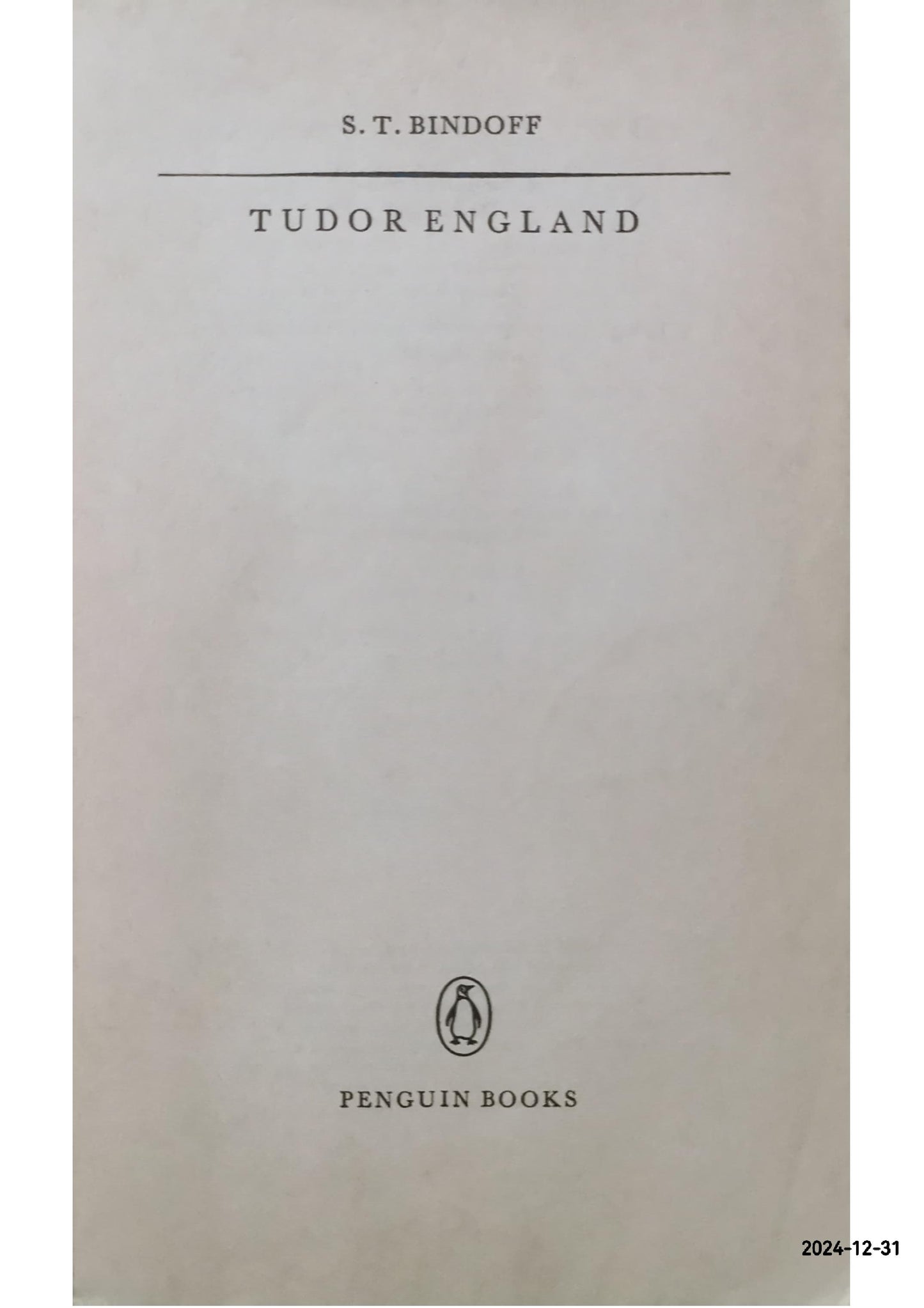 Tudor England (Hist of England, Penguin) Paperback – June 30, 1950 by S. T. Bindoff (Author)