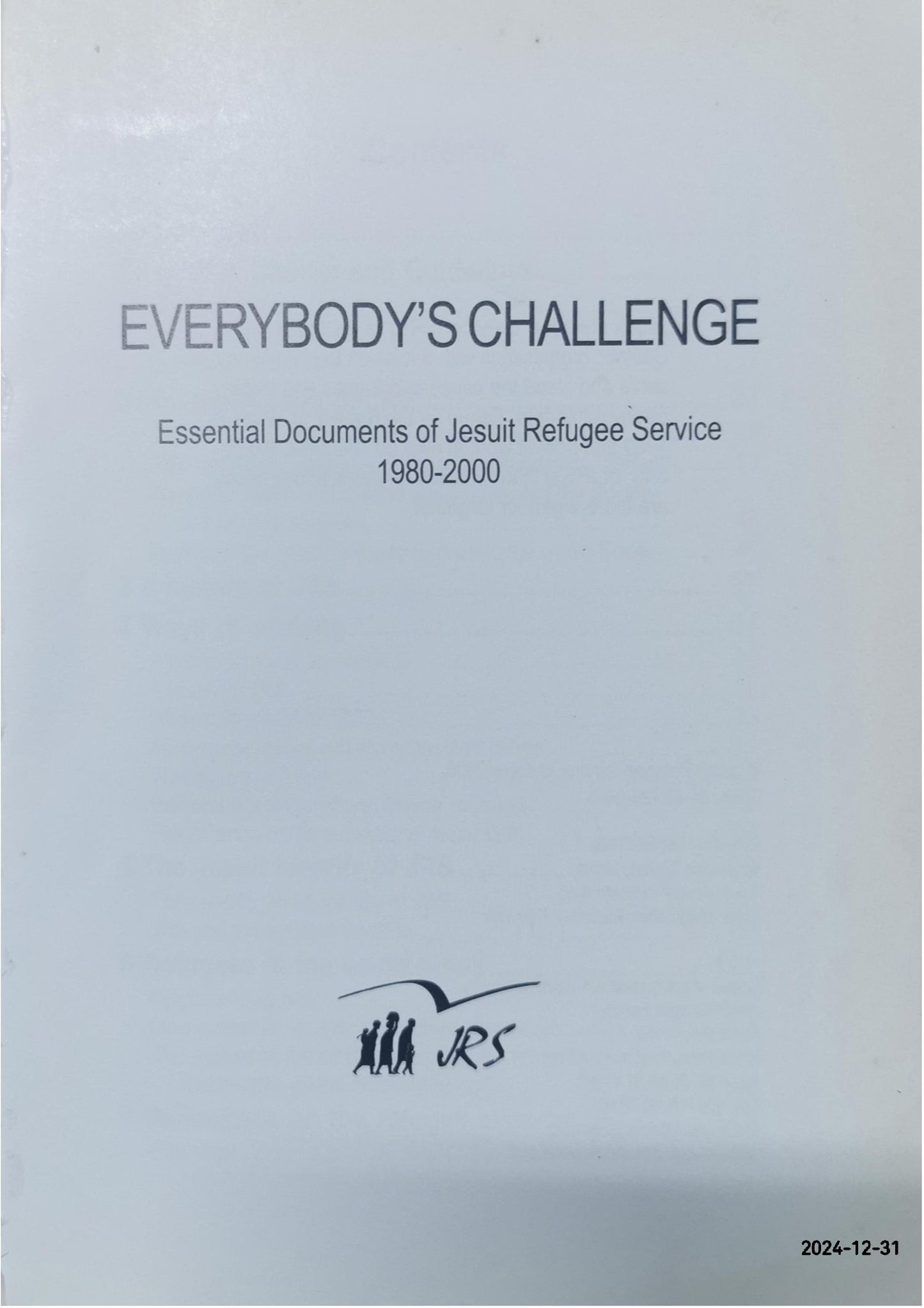 everybody's challenge essential documents of jesuit 1980