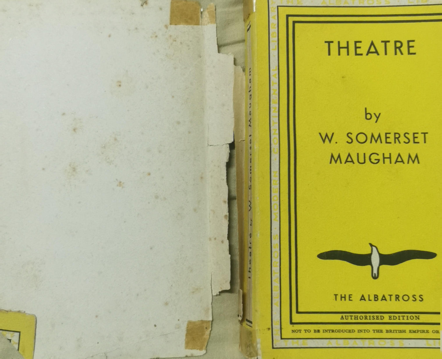 Theatre W Somerset Maugham Published by Alb, 1947