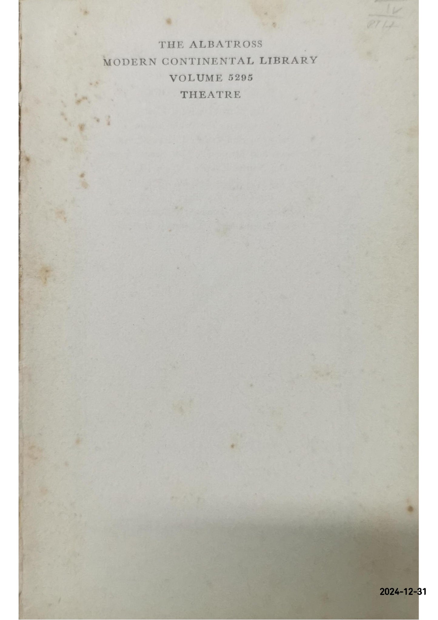 Theatre W Somerset Maugham Published by Alb, 1947