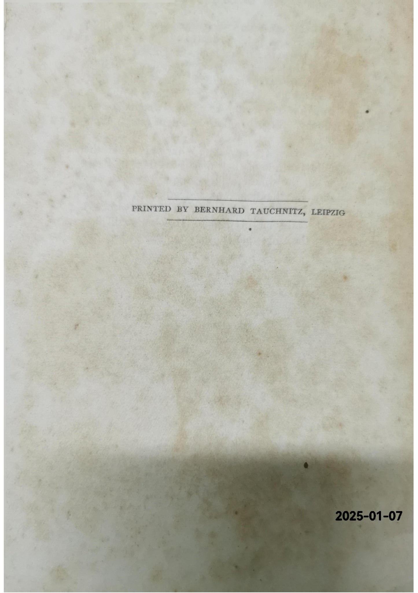 The Picture of Dorian Gray, in one volume. Volume 4049 in the Collection of British Authors Tauchnitz edition.