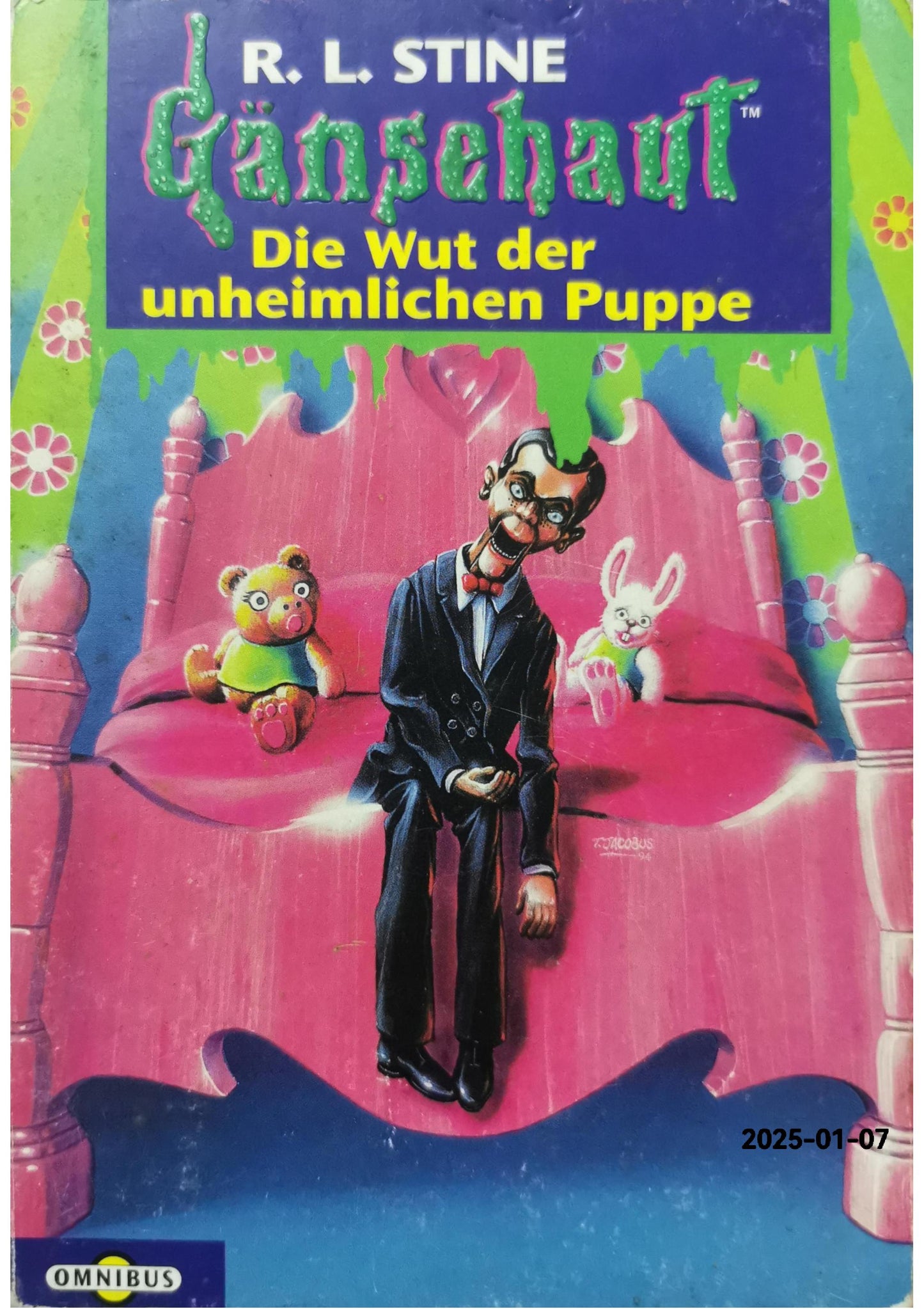 Gänsehaut 21. Die Wut der unheimlichen Puppe. ( Ab 10 J.). Paperback – May 1, 1998 German Edition  by R. L. Stine (Author)