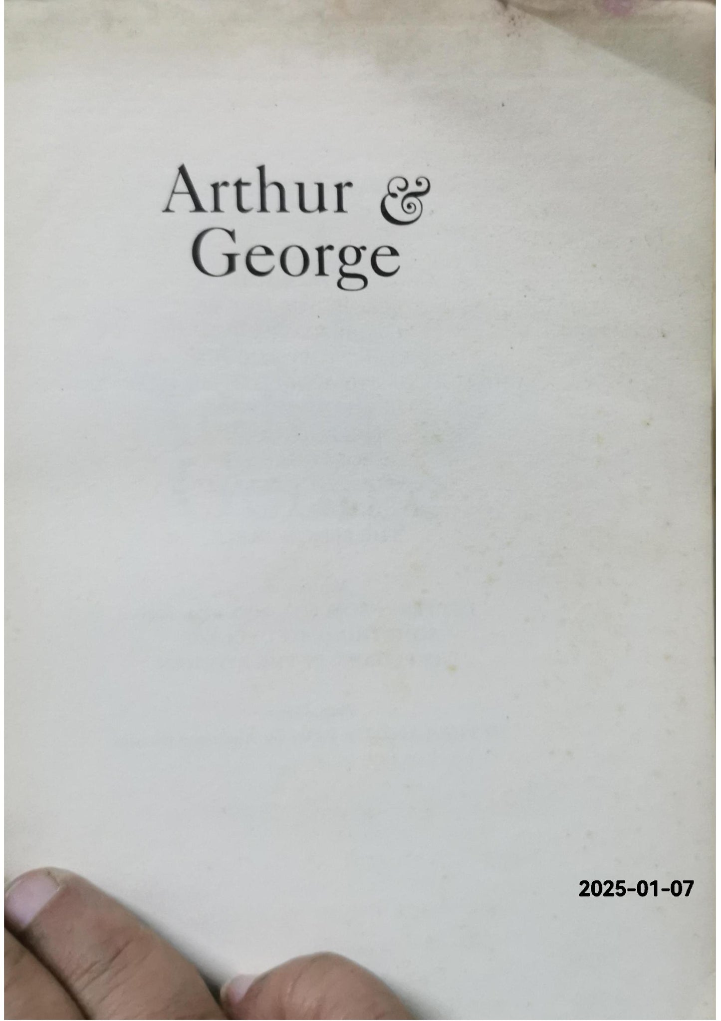 Arthur & George Paperback – January 9, 2007 by Julian Barnes (Author)