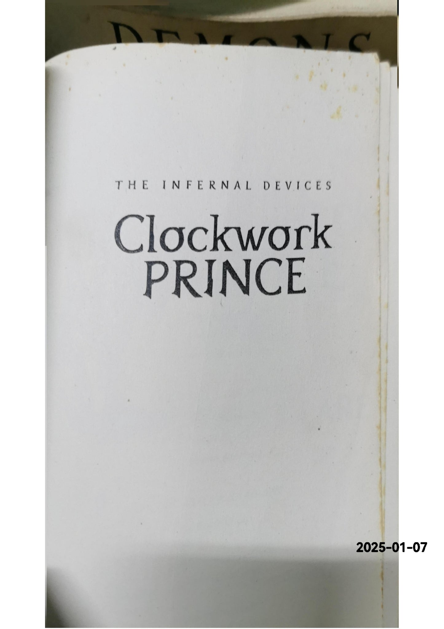 Clockwork Prince Paperback – Import, January 1, 2011 by Cassandra Clare (Author)