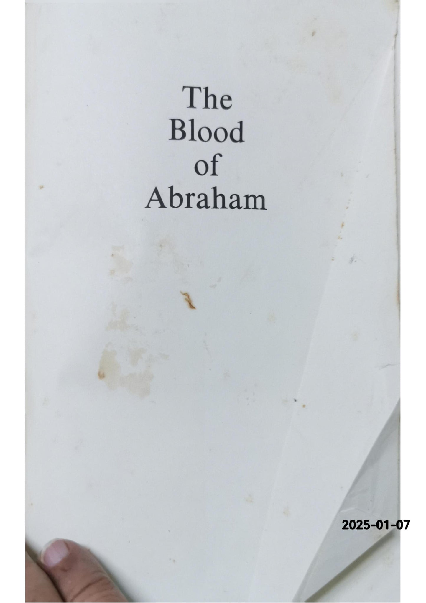 The blood of Abraham Paperback – January 1, 1986 by Jimmy Carter (Author)