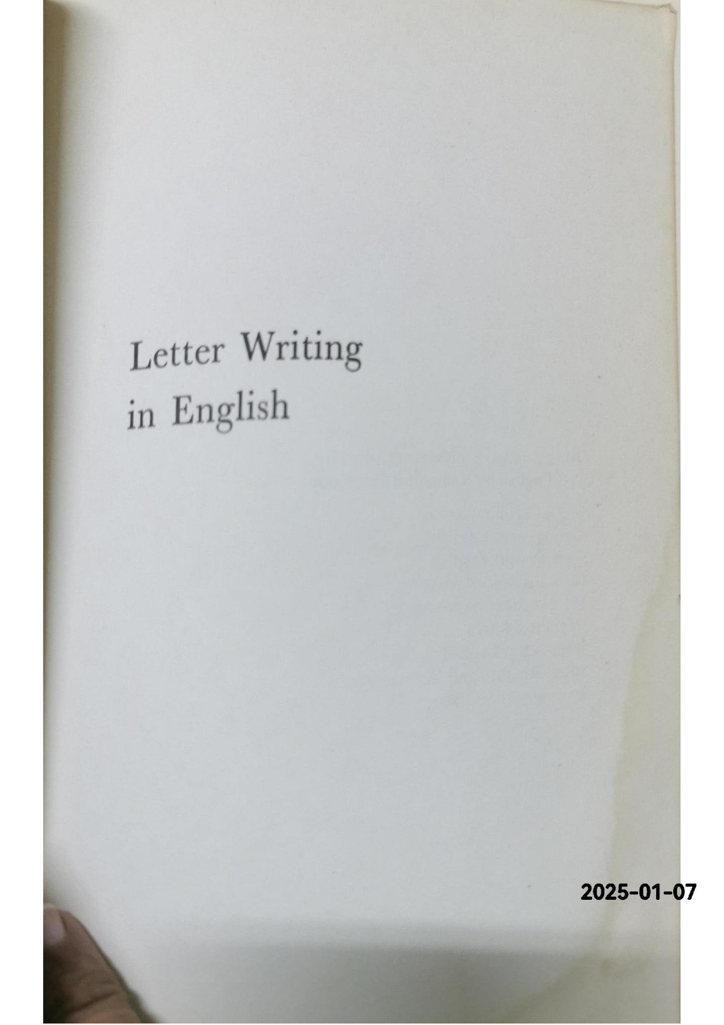 Letter writing in English Front Cover Brian Deakin BBC English by Radio & Television, 1980 - English language - 254 pages