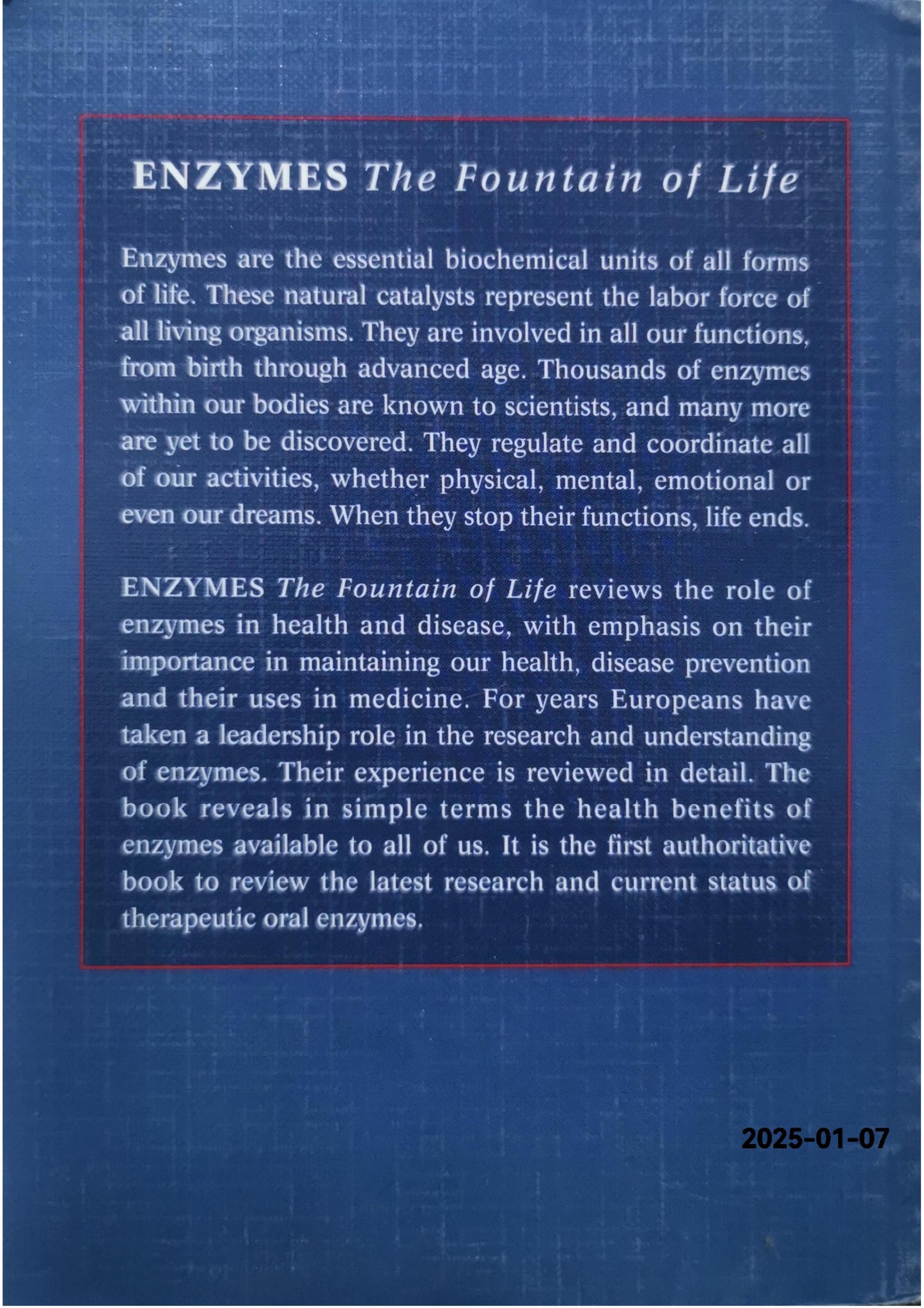 Enzymes: The Fountain of Life Paperback – January 1, 1994 by K. Miehlke (Author), R. M. Williams (Author), D. A. Lopez (Author)