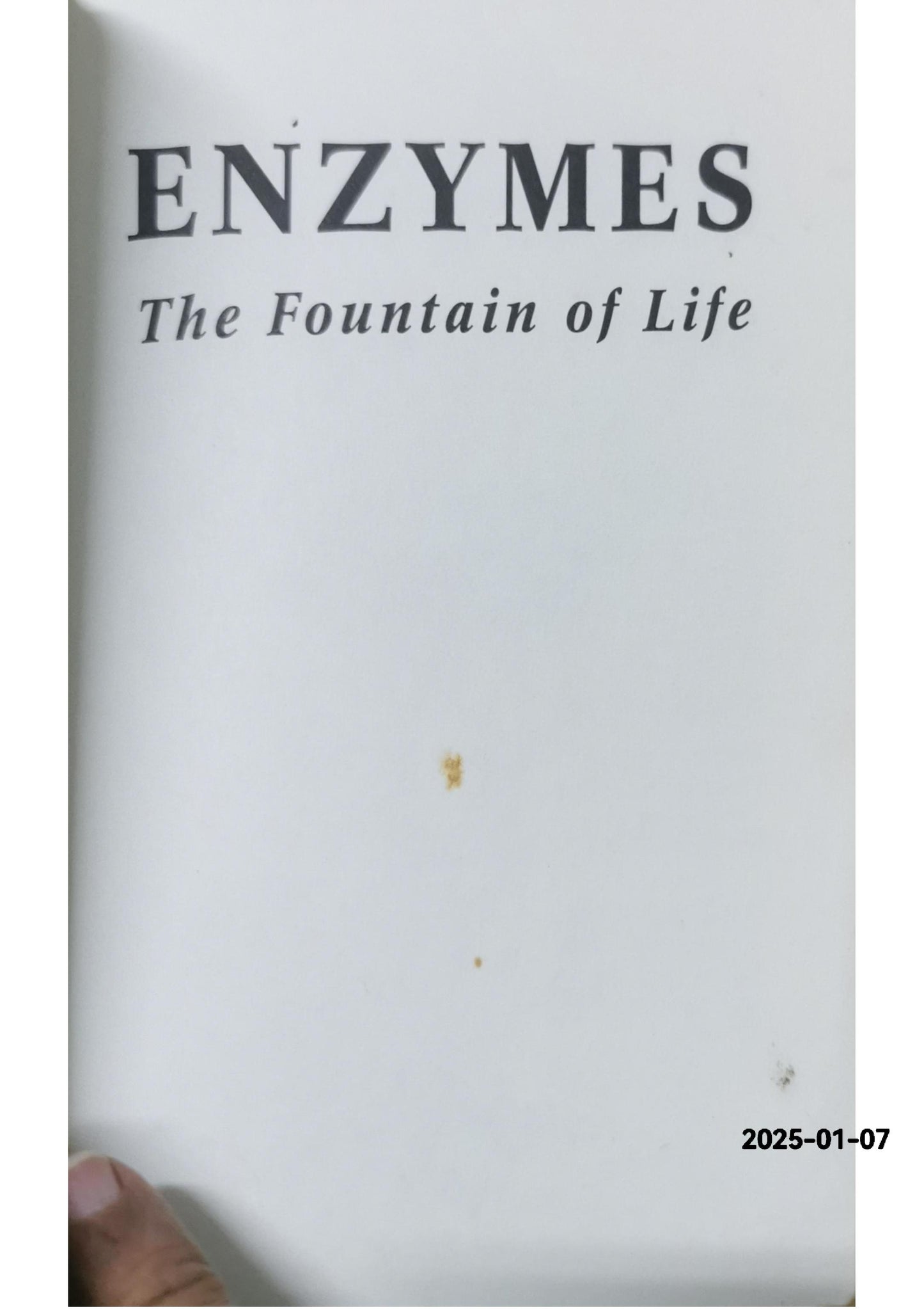 Enzymes: The Fountain of Life Paperback – January 1, 1994 by K. Miehlke (Author), R. M. Williams (Author), D. A. Lopez (Author)