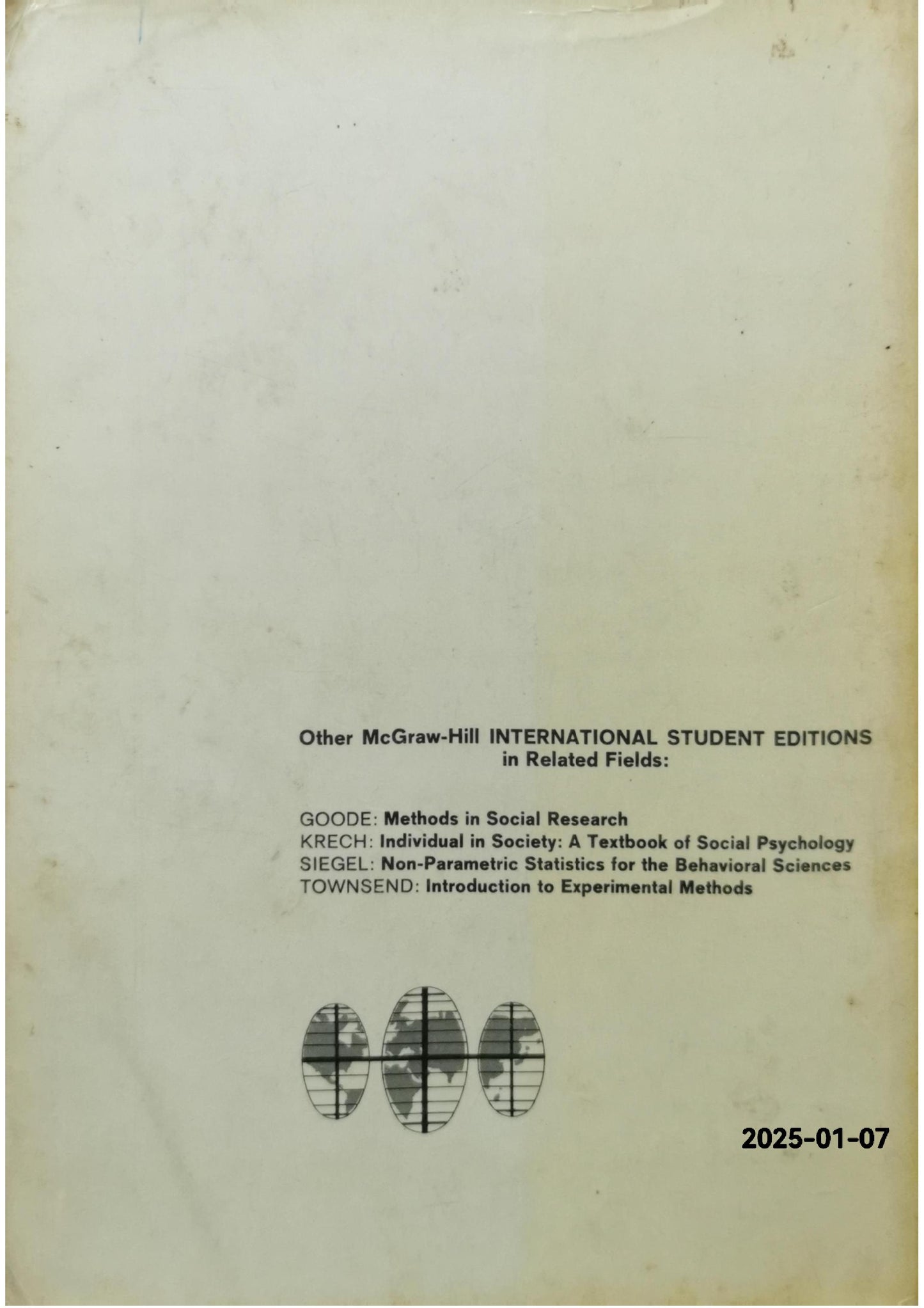 Man in the Primitive World. An introduction to anthropology. With a Bibliography (McGraw-Hill Series in Sociology and Anthropology.) Edward Adamson Hoebel Published by Macgraw, 1958 Used Condition: Good Soft cover