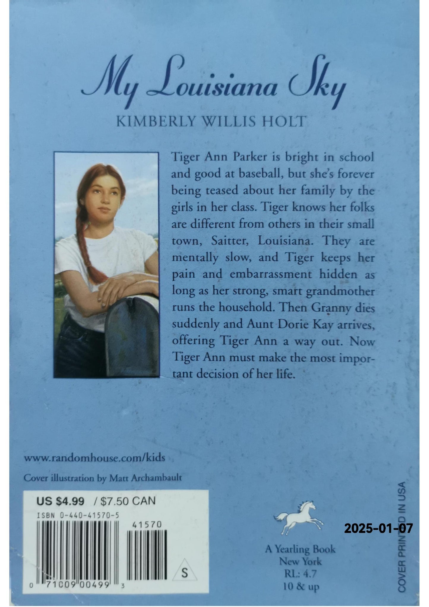 My Louisiana Sky Paperback – February 15, 2011 by Kimberly Willis Holt (Author)