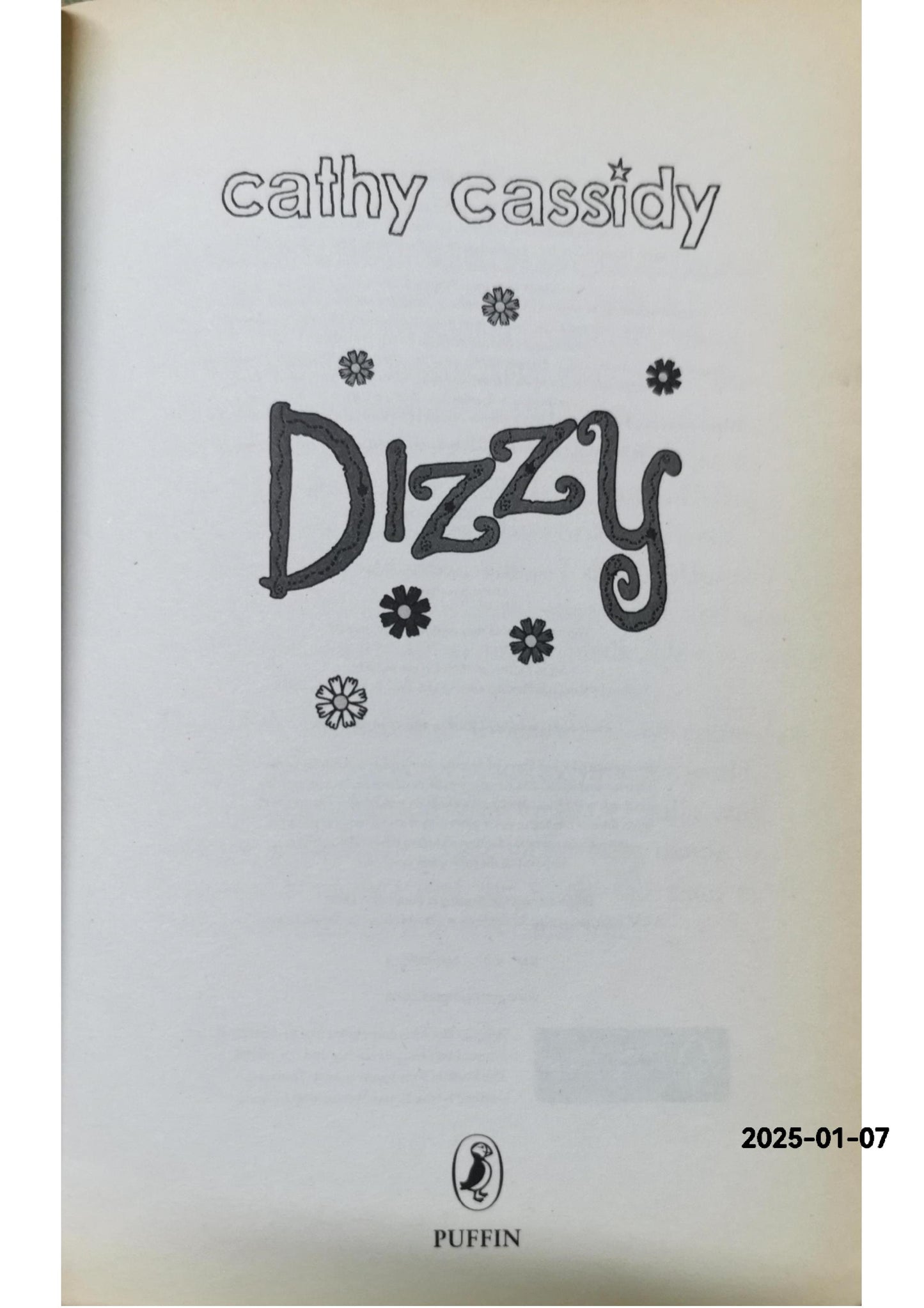 Dizzy Hardcover – Paperback - by Cathy Cassidy (Author)