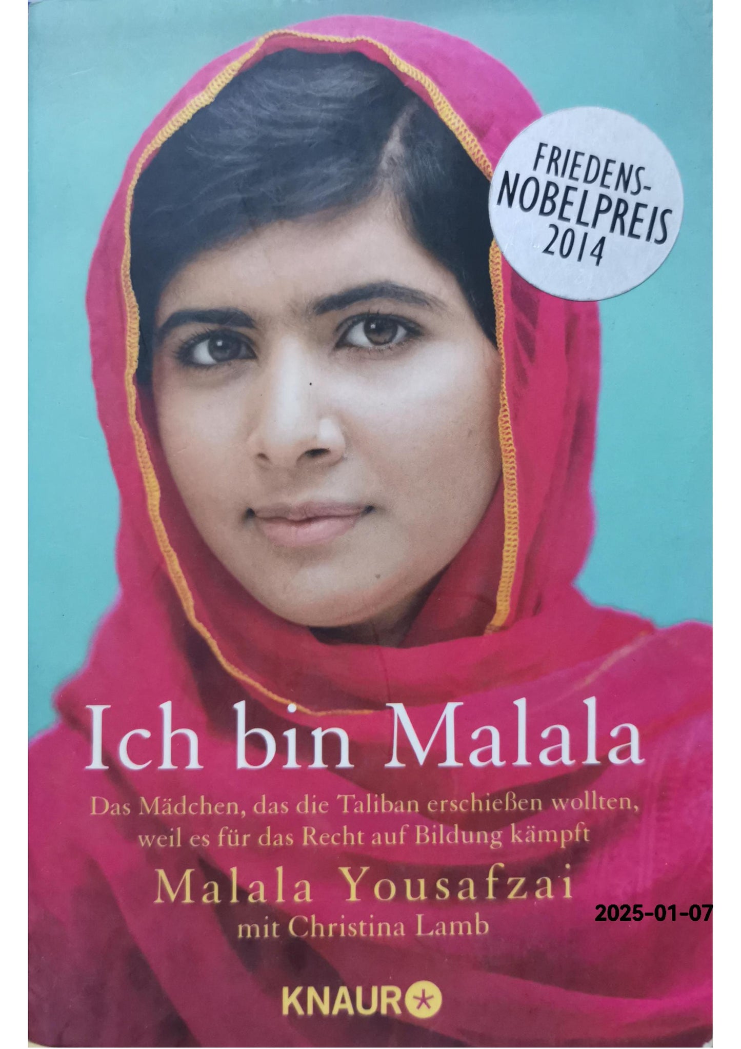 Ich bin Malala: Das Mädchen, das die Taliban erschießen wollten, weil es für das Recht auf Bildung kämpft Paperback – October 1, 2015 German Edition  by Malala Yousafzai (Author), Christina Lamb (Author)