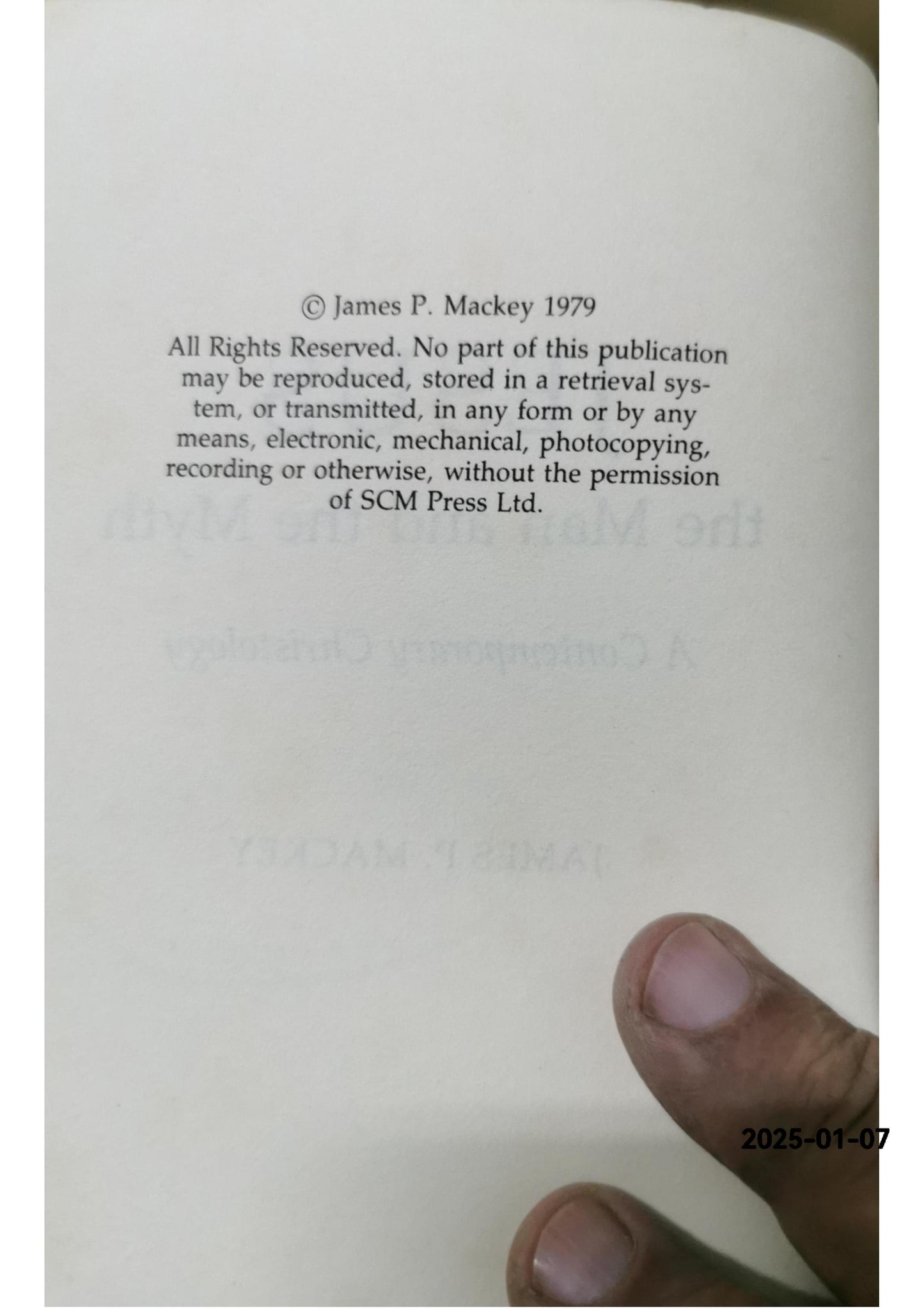 Jesus the Man and the Myth: A Contemporary Christology Paperback – January 1, 1979 by James Patrick MacKey (Author)