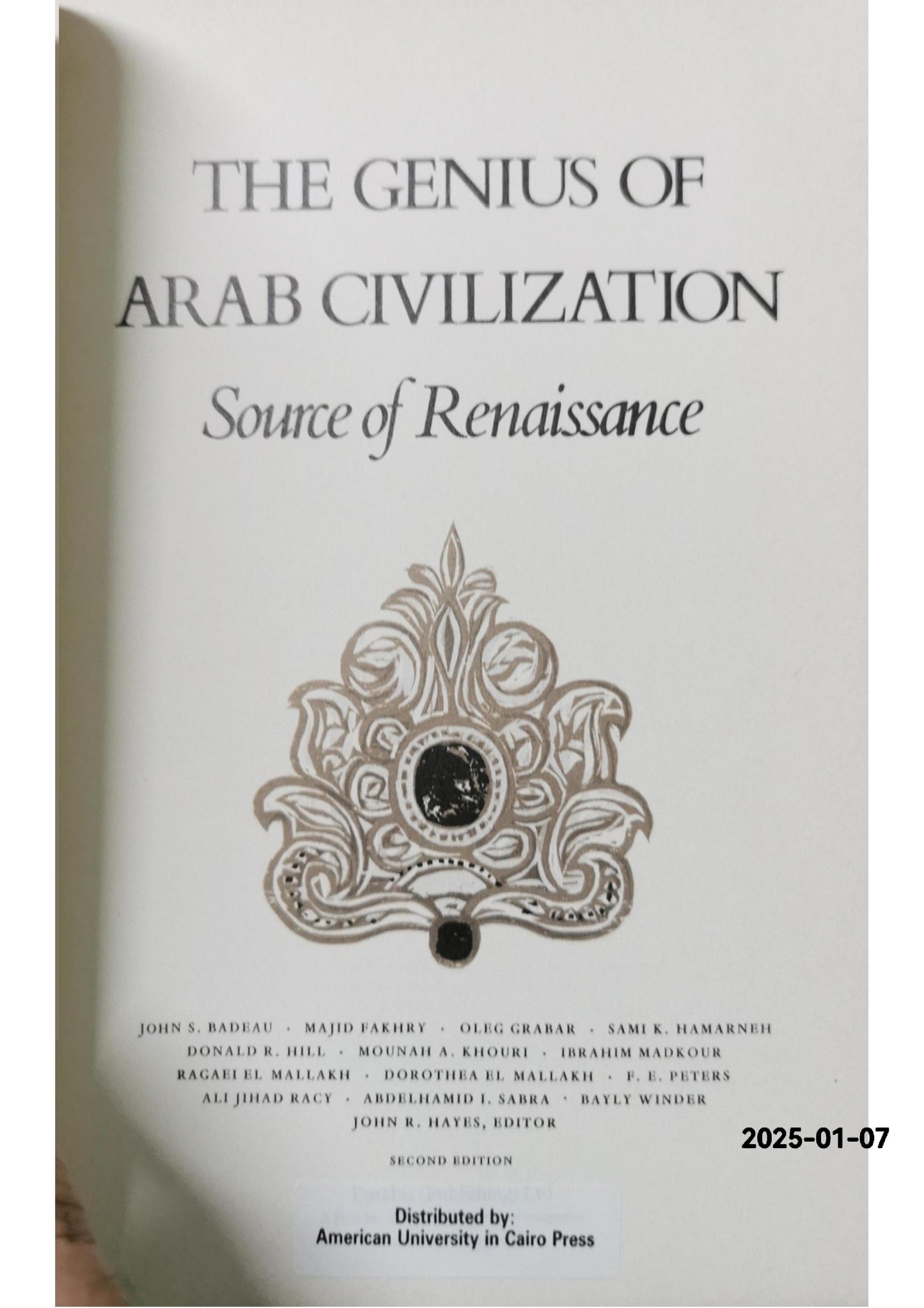 The Genius of Arab Civilization: Source of Renaissance Paperback – January 1, 1983 by John R. Hayes (Editor)