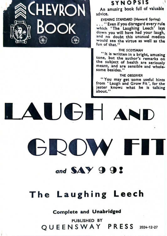 LAUGH AND GROW FIT AND SAY 99! Paperback