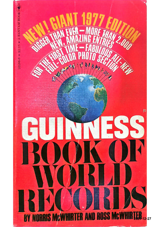 GUINNESS BOOK OF WORLD RECORDS - 1977 Edition Paperback – January 1, 1977 Serbian Edition  by Norris McWhirter Ross McWhirter (Author)