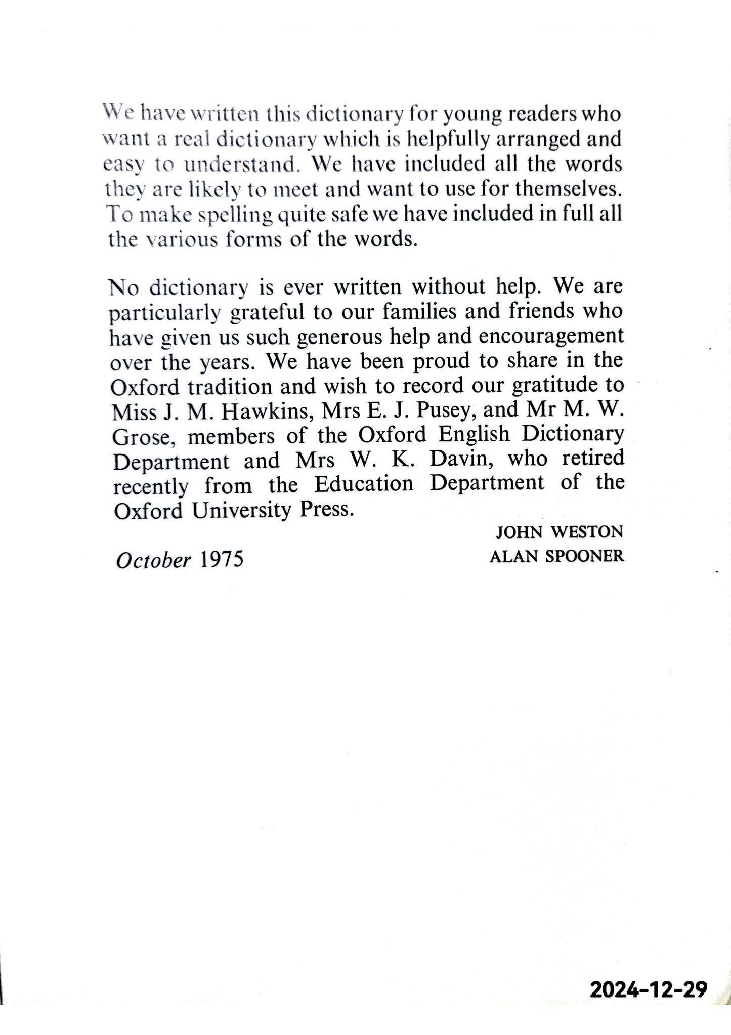 The Oxford Children's Dictionary Paperback – October 28, 1976 by Henry Barnett (Author)