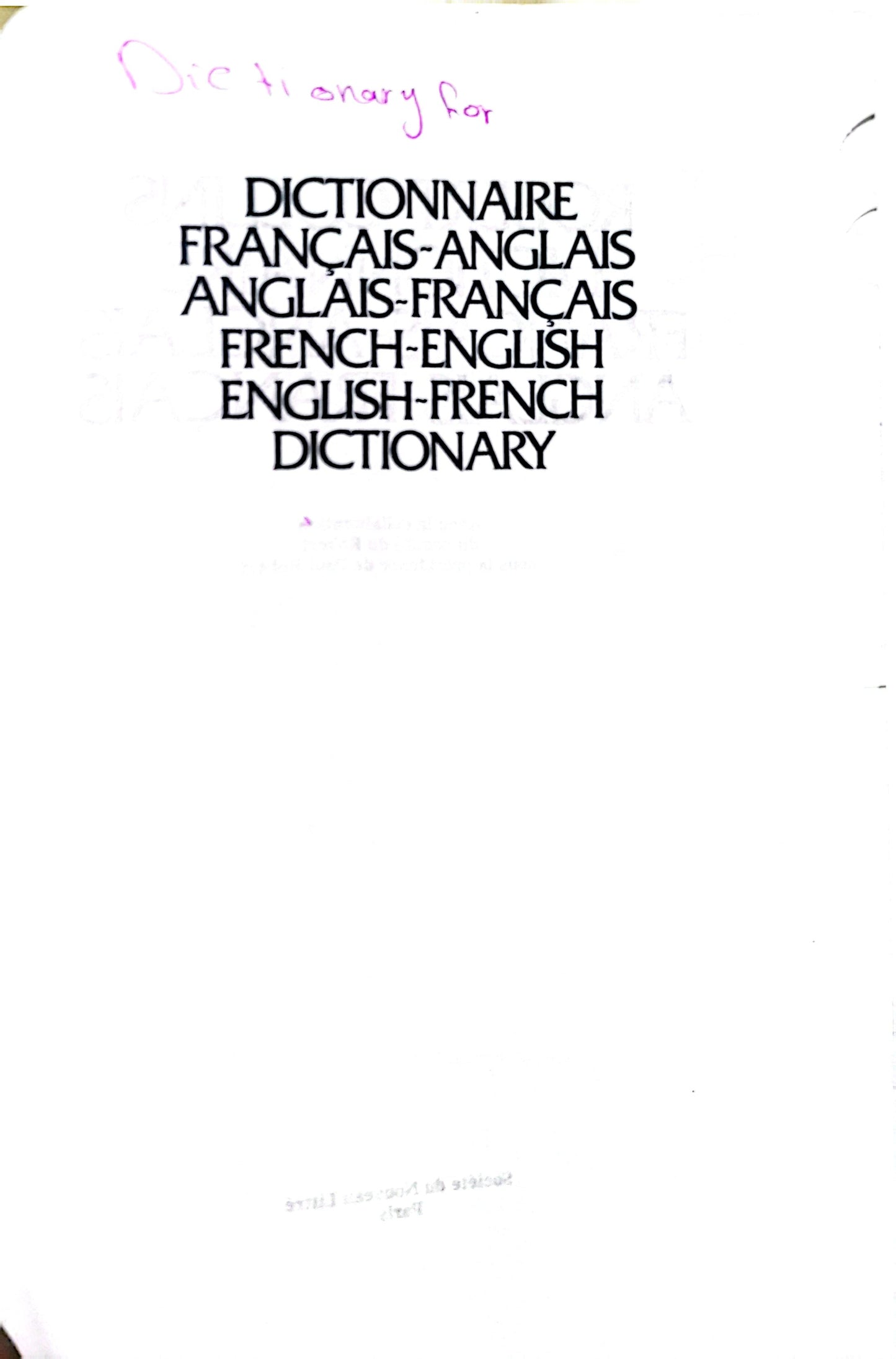 Collins-Robert French-English, English-French Dictionary (English and French Edition) Hardcover – January 1, 1978 French Edition  by B. T. Atkins (Author)