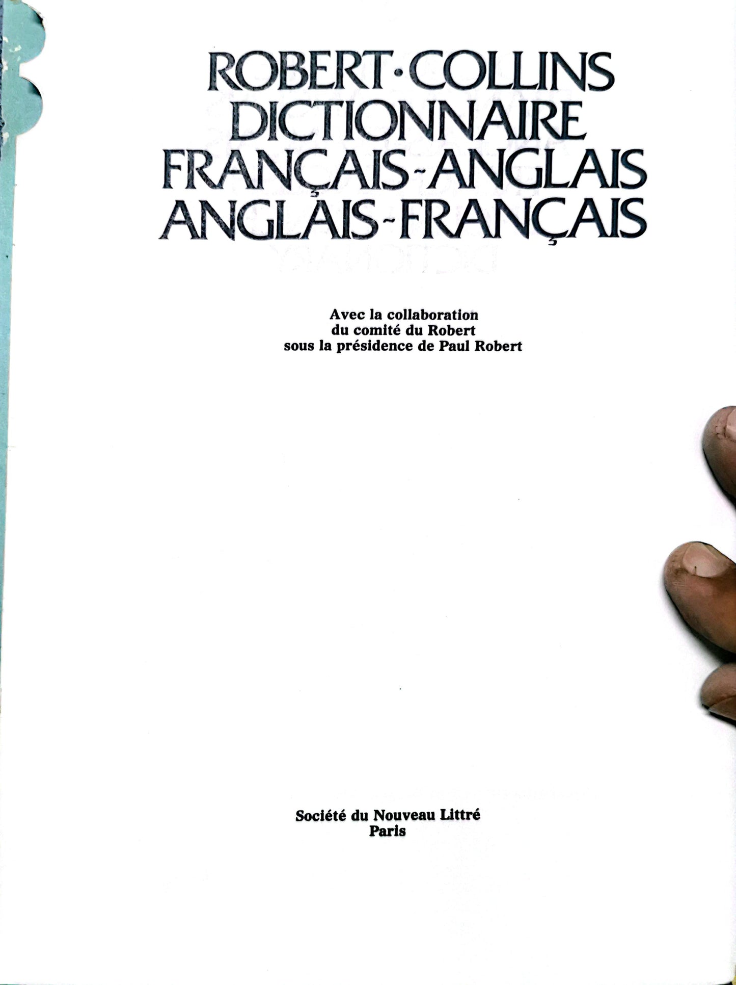 Collins-Robert French-English, English-French Dictionary (English and French Edition) Hardcover – January 1, 1978 French Edition  by B. T. Atkins (Author)