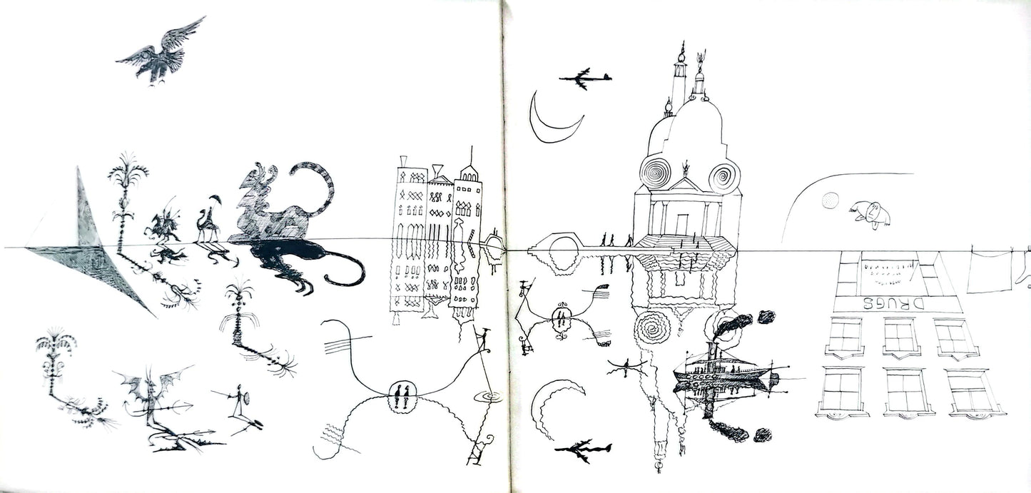 The Labyrinth Hardcover –  by Saul Steinberg (Author), Nicholson Baker (Introduction), & 1 more