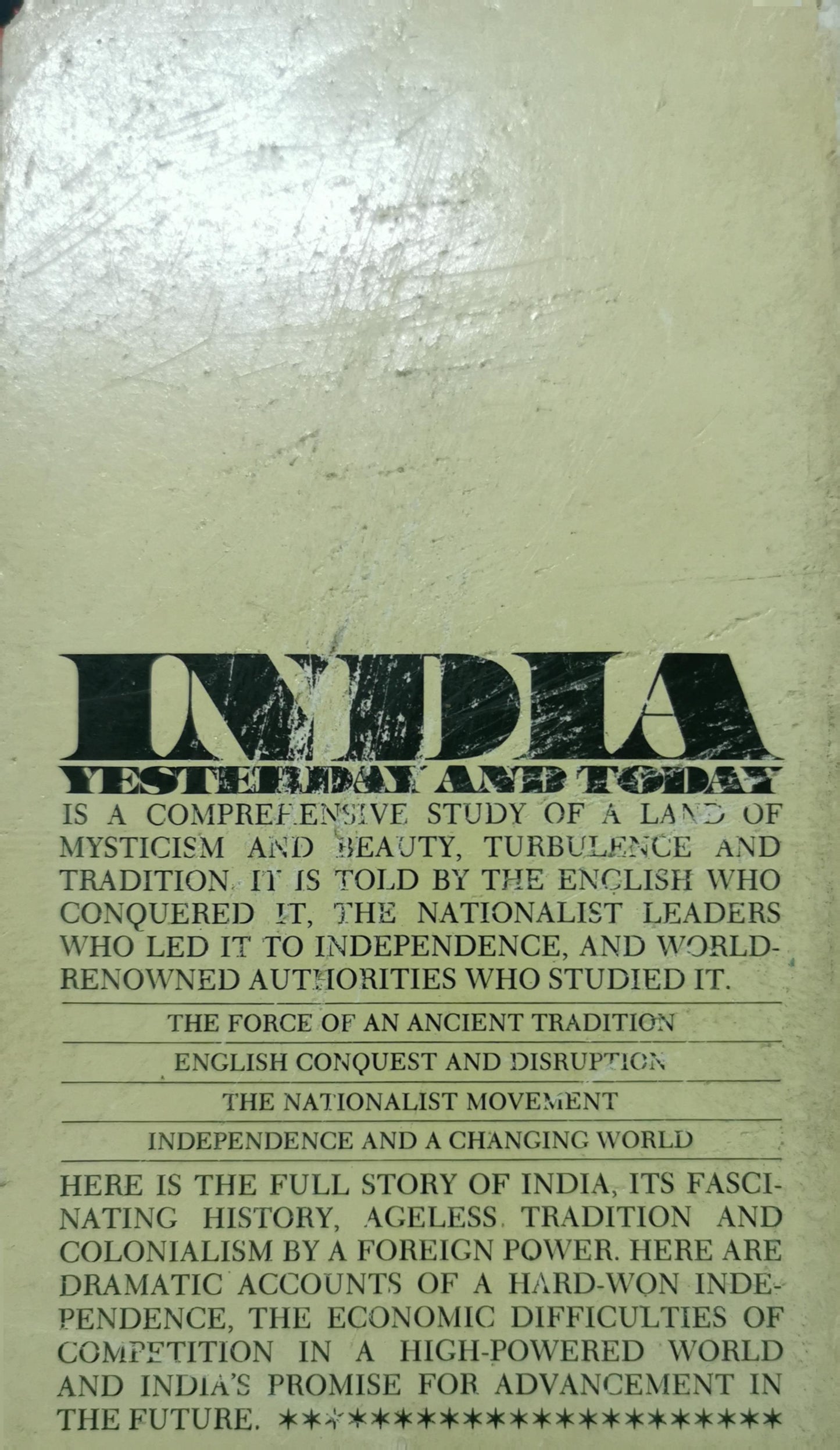 India Yesterday and Today Paperback – January 1, 1976 by Clark D. Moore (Editor), David Eldridge (Editor)