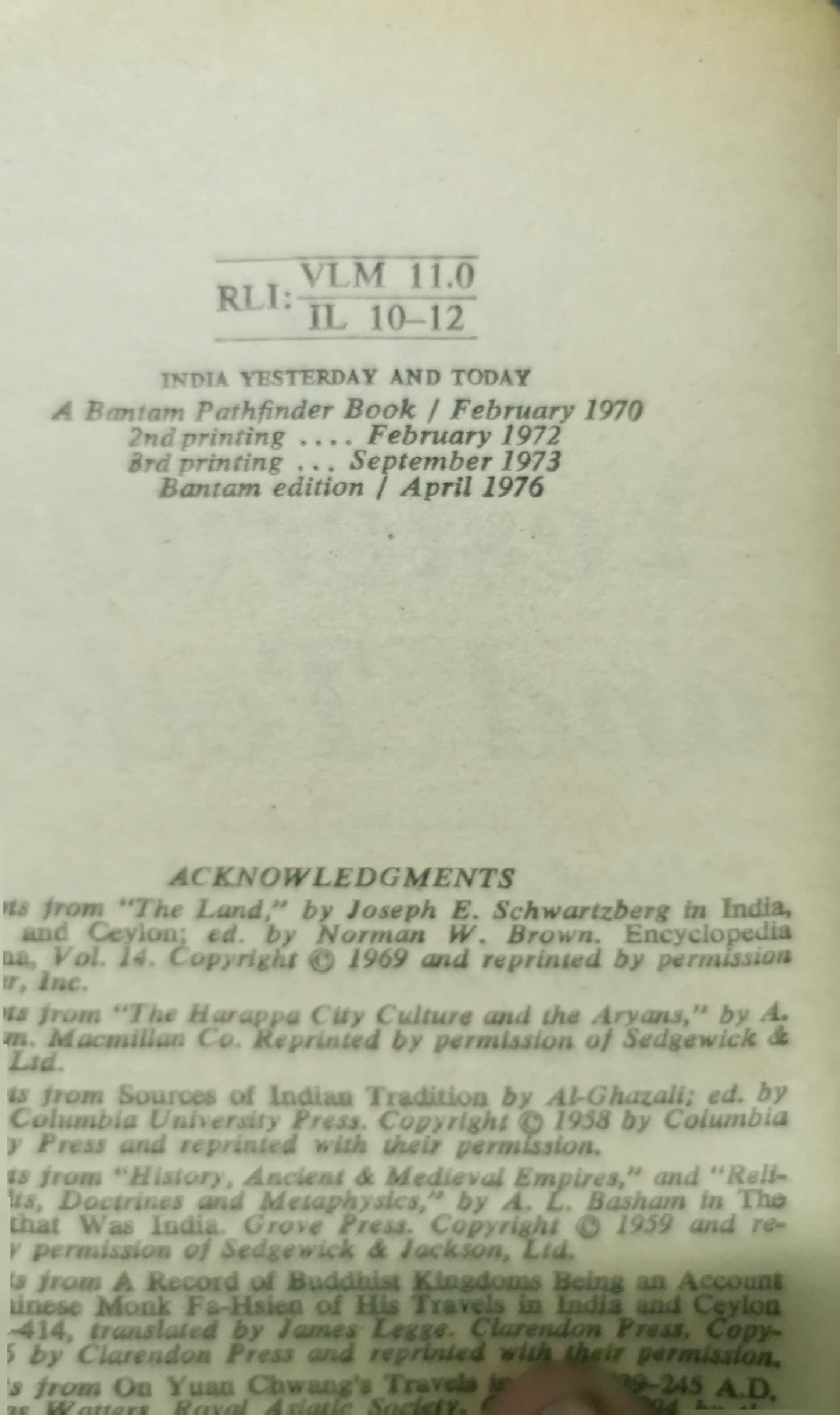 India Yesterday and Today Paperback – January 1, 1976 by Clark D. Moore (Editor), David Eldridge (Editor)