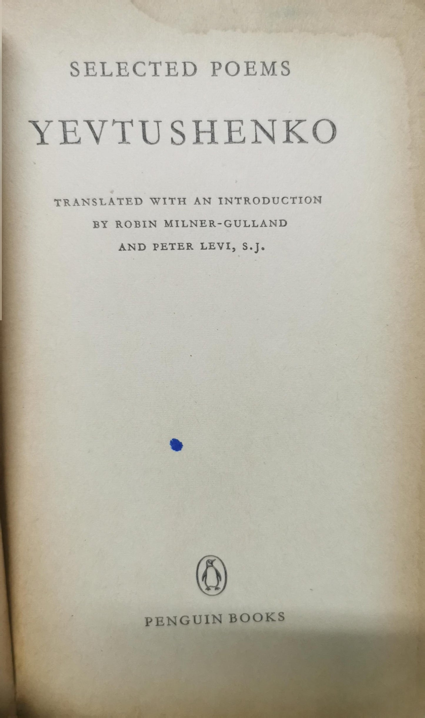 Selected Poems, Yevtushenko Mass Market Paperback – January 1, 1967 by Yevgeny Yevtushenko (Author)