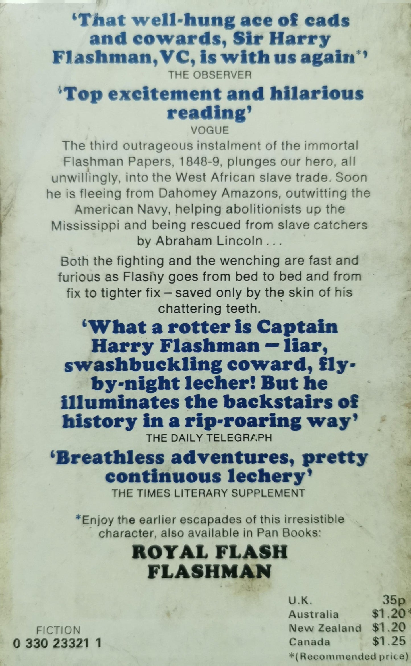 Flash for Freedom ! George MacDonald Fraser 4.21 4.21 out of 5 stars 5,233 ratings by Goodreads ISBN 10: 0394479475 / ISBN 13: 9780394479477 Published by Alfred A. Knopf January 1972, 1972 Language: English Used Condition: Collectible - Acceptable