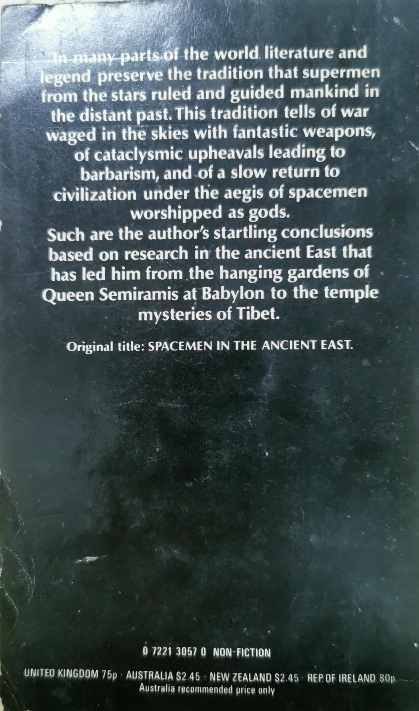 GODS AND SPACEMEN IN THE ANCIENT EAST By W. Raymond Drake