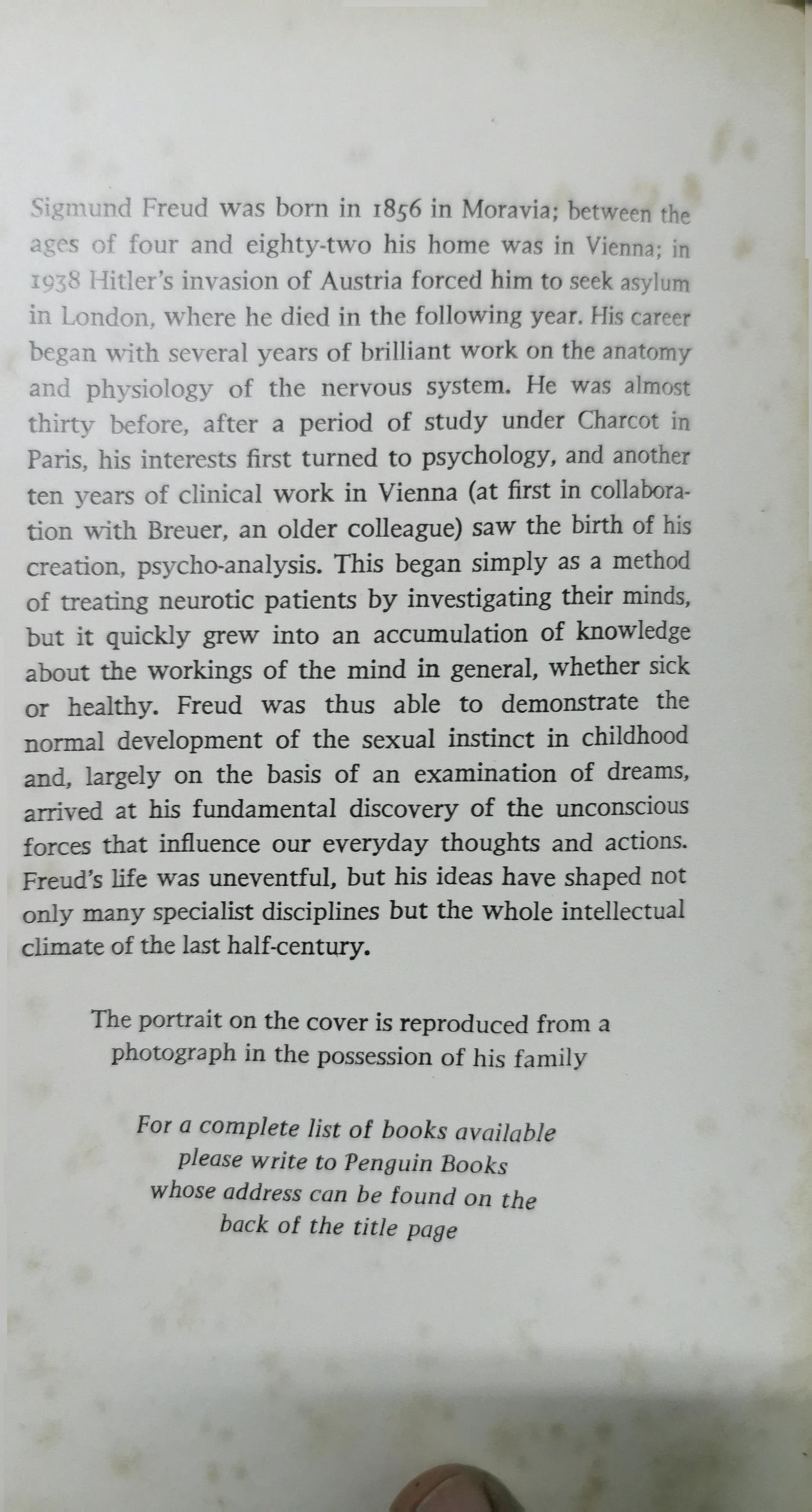 Two short accounts of psycho-analysis Book by Sigmund Freud