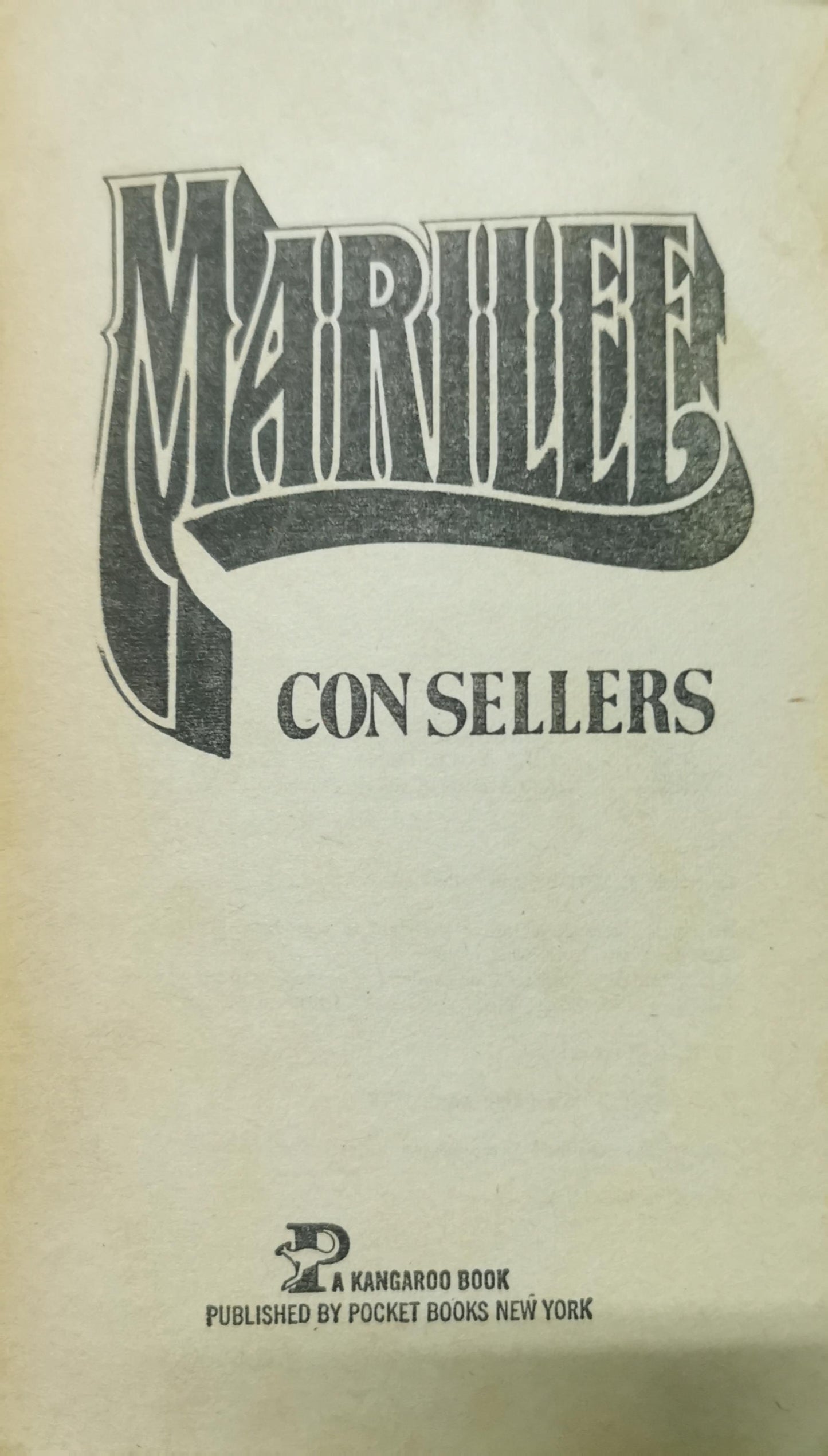 Marilee Paperback – March 1, 1978 by Con sellers (Author)