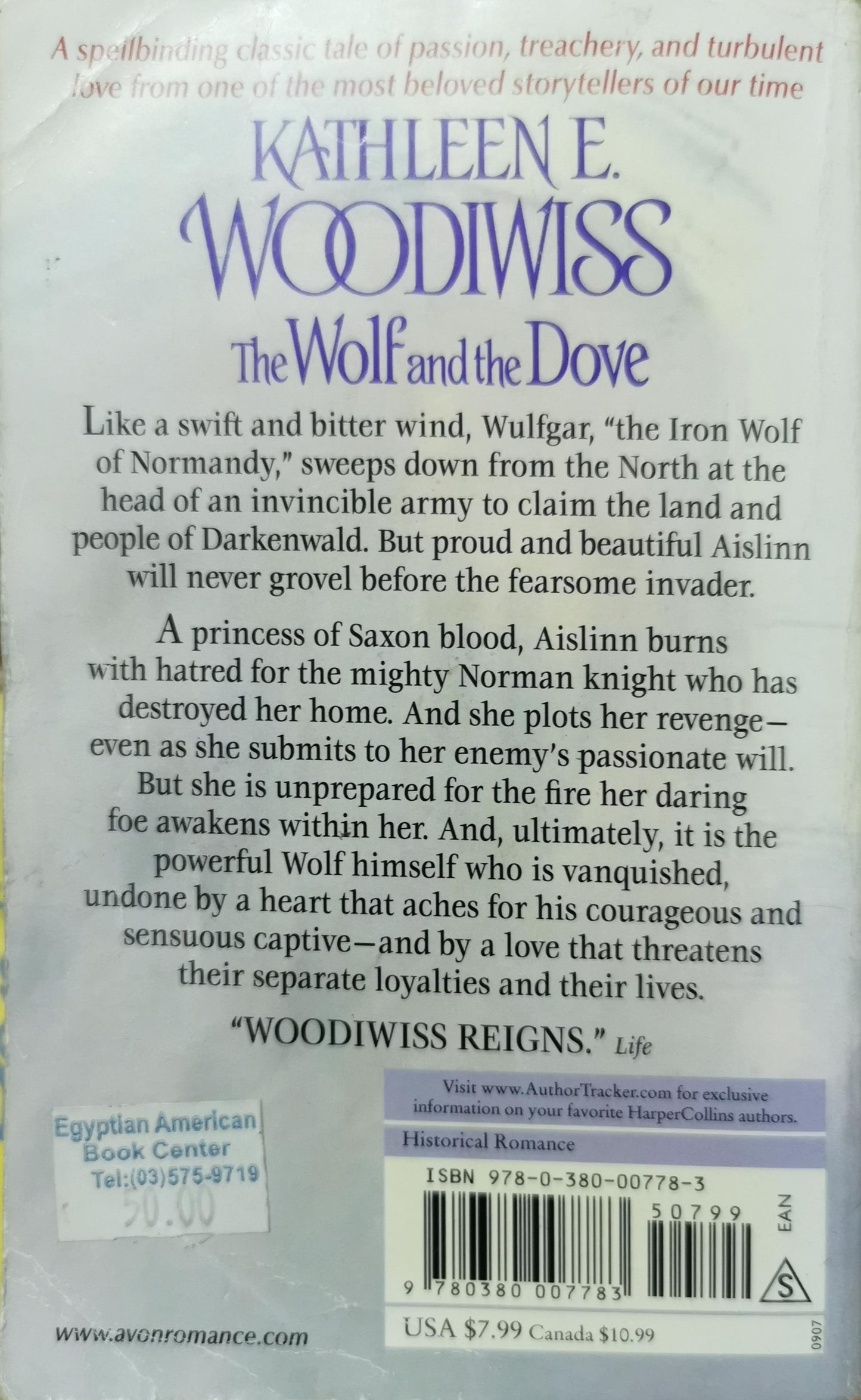 The Wolf and the Dove Book by Kathleen E. Woodiwiss