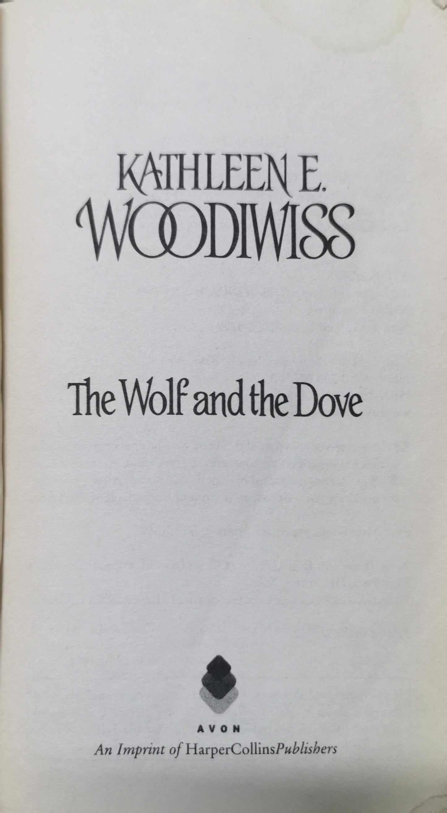 The Wolf and the Dove Book by Kathleen E. Woodiwiss