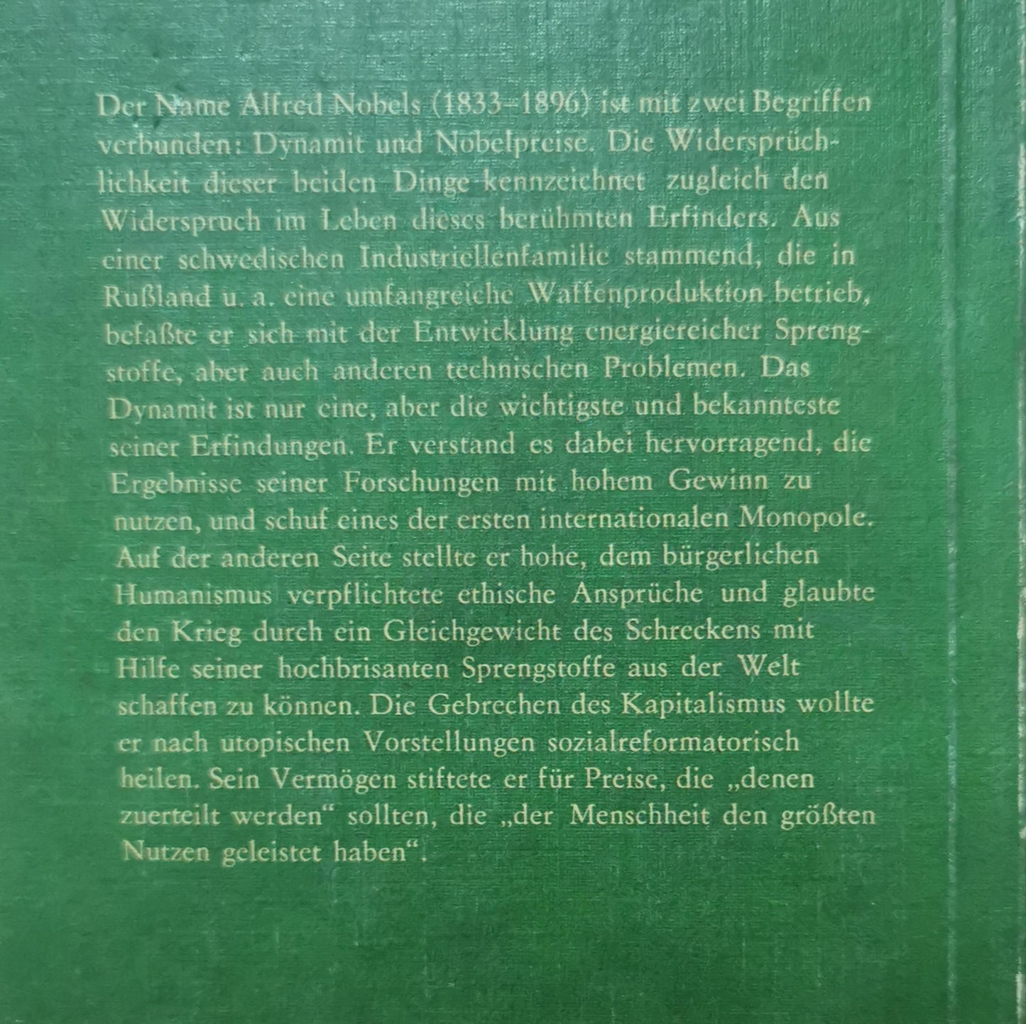 Alfred Nobel (Biographien hervorragender Naturwissenschaftler, Techniker und Mediziner, 63) (German Edition) Paperback – December 22, 2012 German Edition  by Horst Kant (Author)