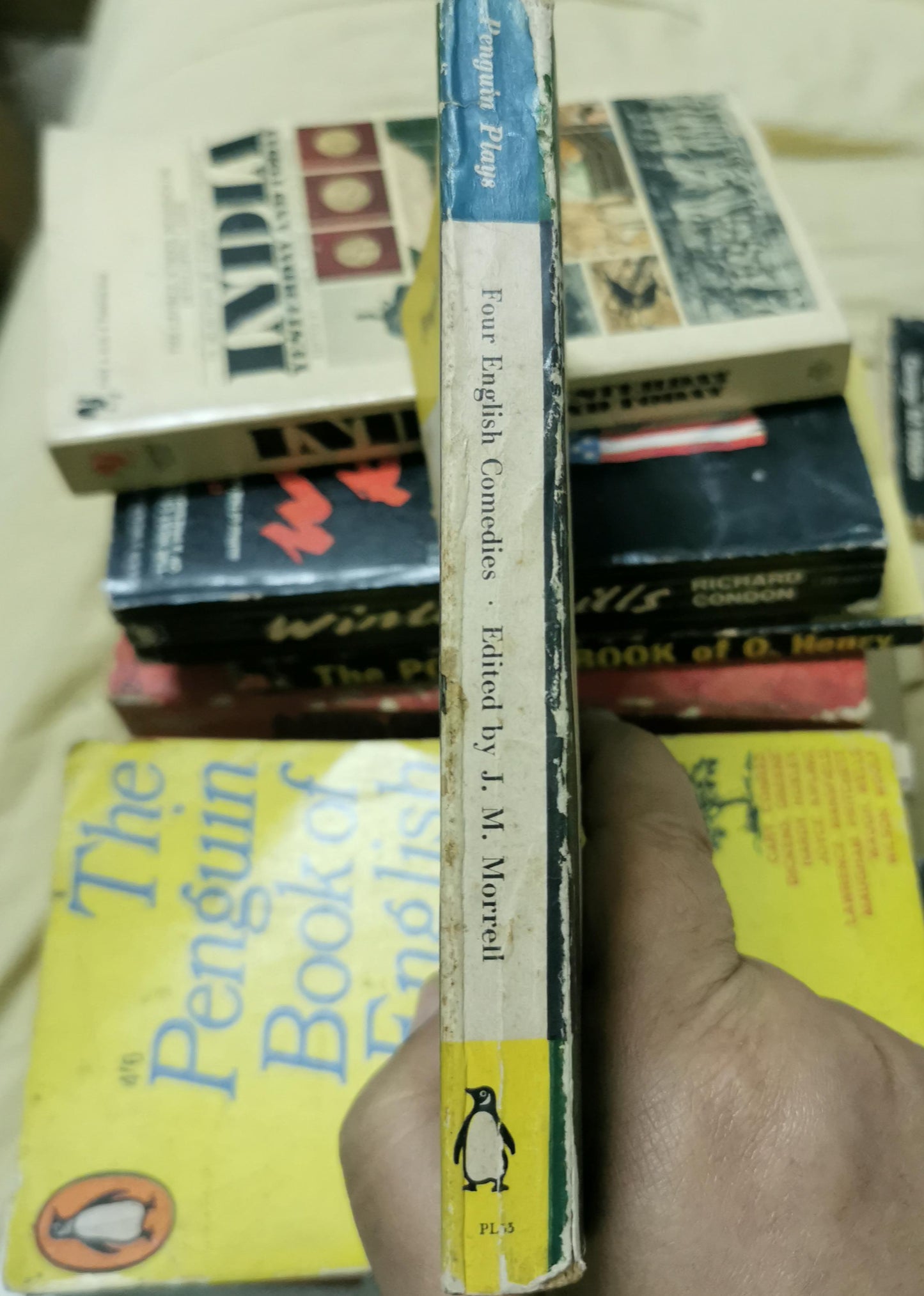 Four English Comedies (Penguin Classics Ser.) - Volpone - The Way of the World - She Stoops to Conquer - The School for Scandal - Penguin # 763 Paperback – January 1, 1950 by J. M. Morrell (Author)