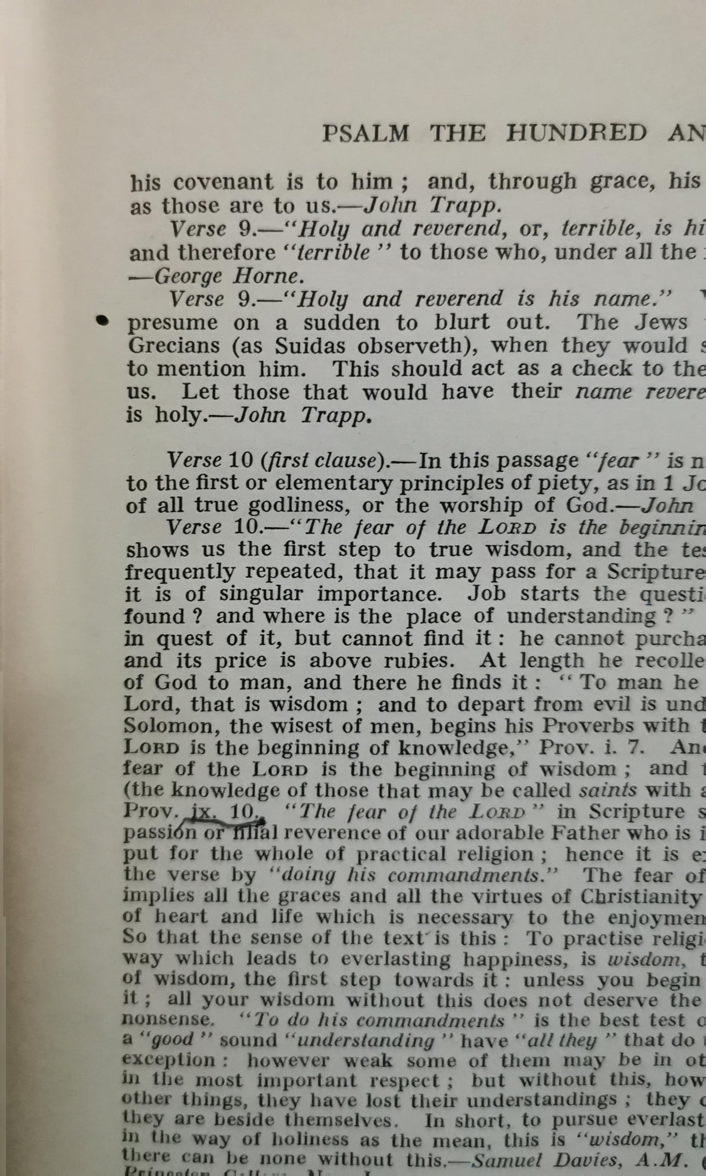 The Treasury of David (6 vols.) by Charles H. Spurgeon Publisher: Marshall Brothers , 1869 (30)