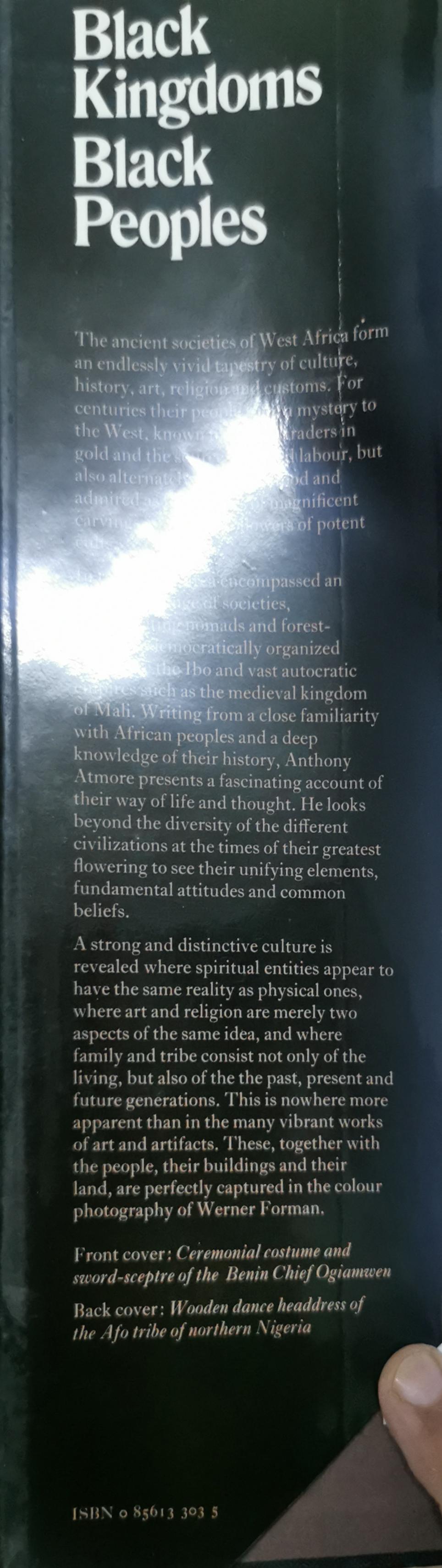 Black kingdoms, Black peoples: The West African heritage Hardcover – January 1, 1979 by Anthony Atmore (Author)