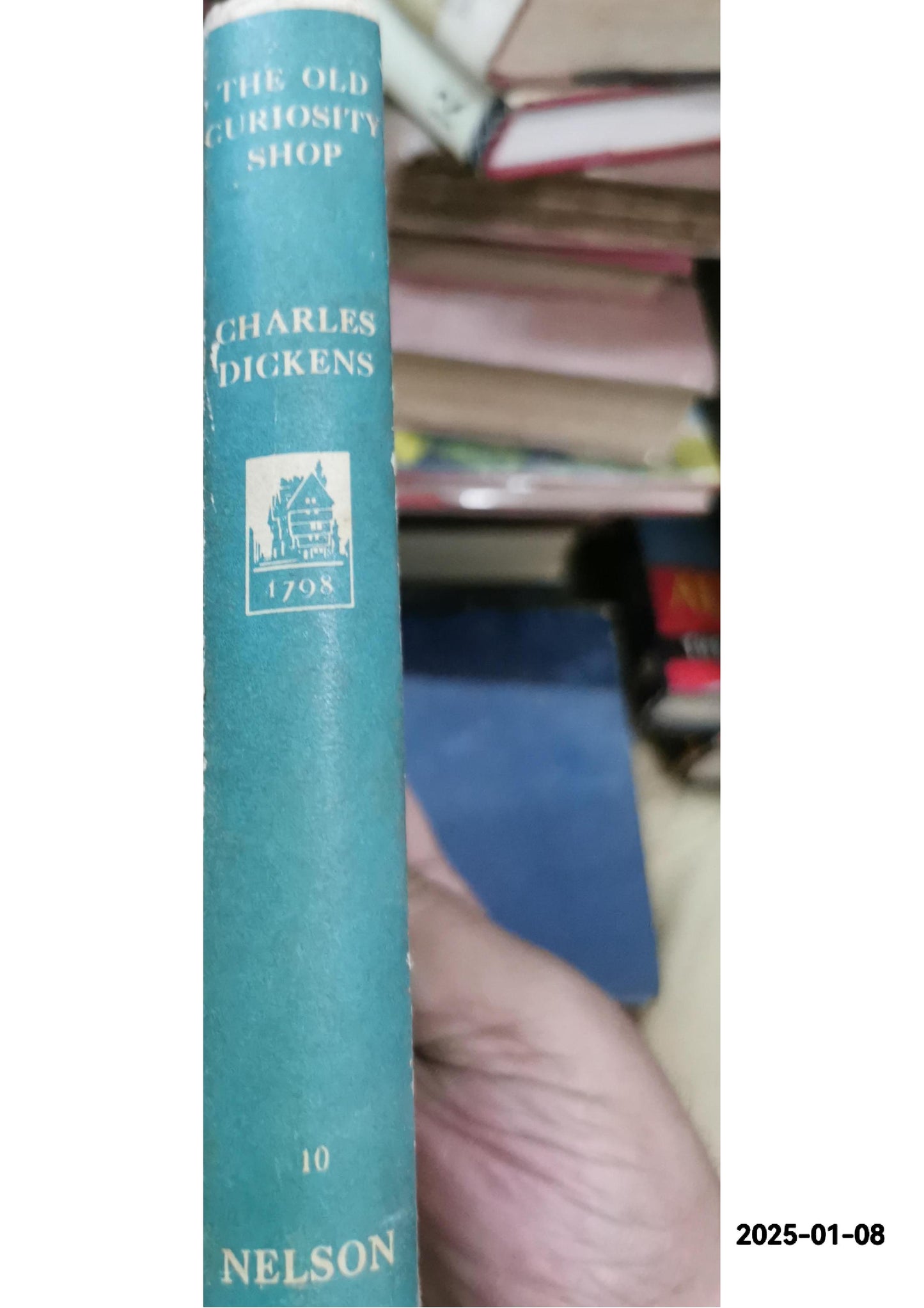 Old Curiosity Shop by Charles Dickens, New Century Library c1910, Thomas Nelson & Sons