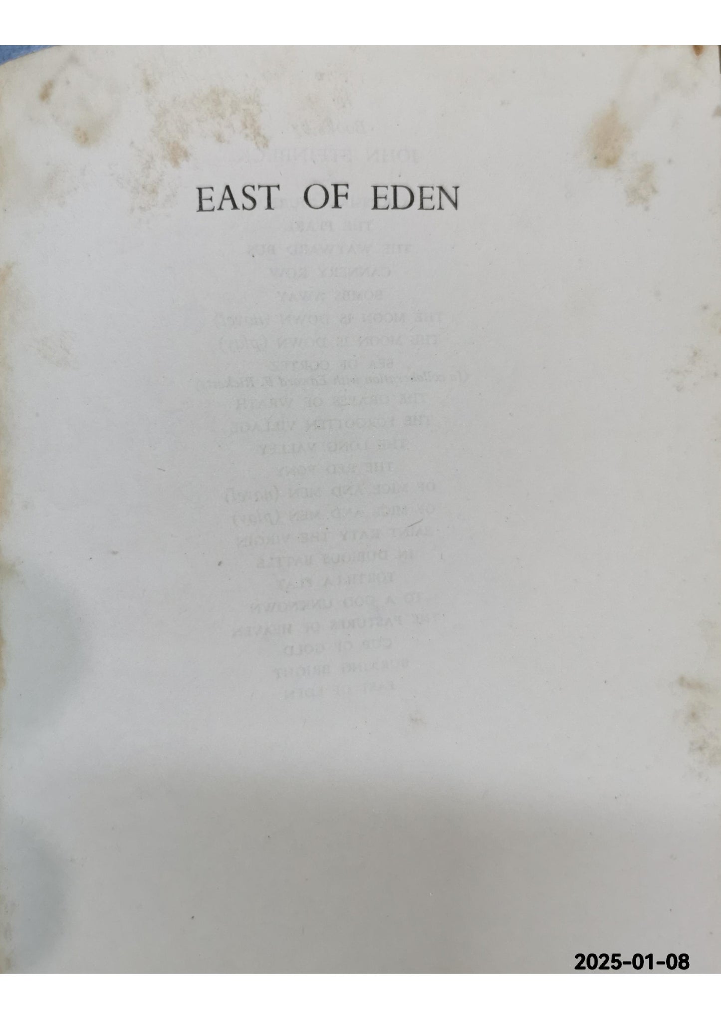 East of Eden Hardcover by John Steinbeck by John Steinbeck  (Author)