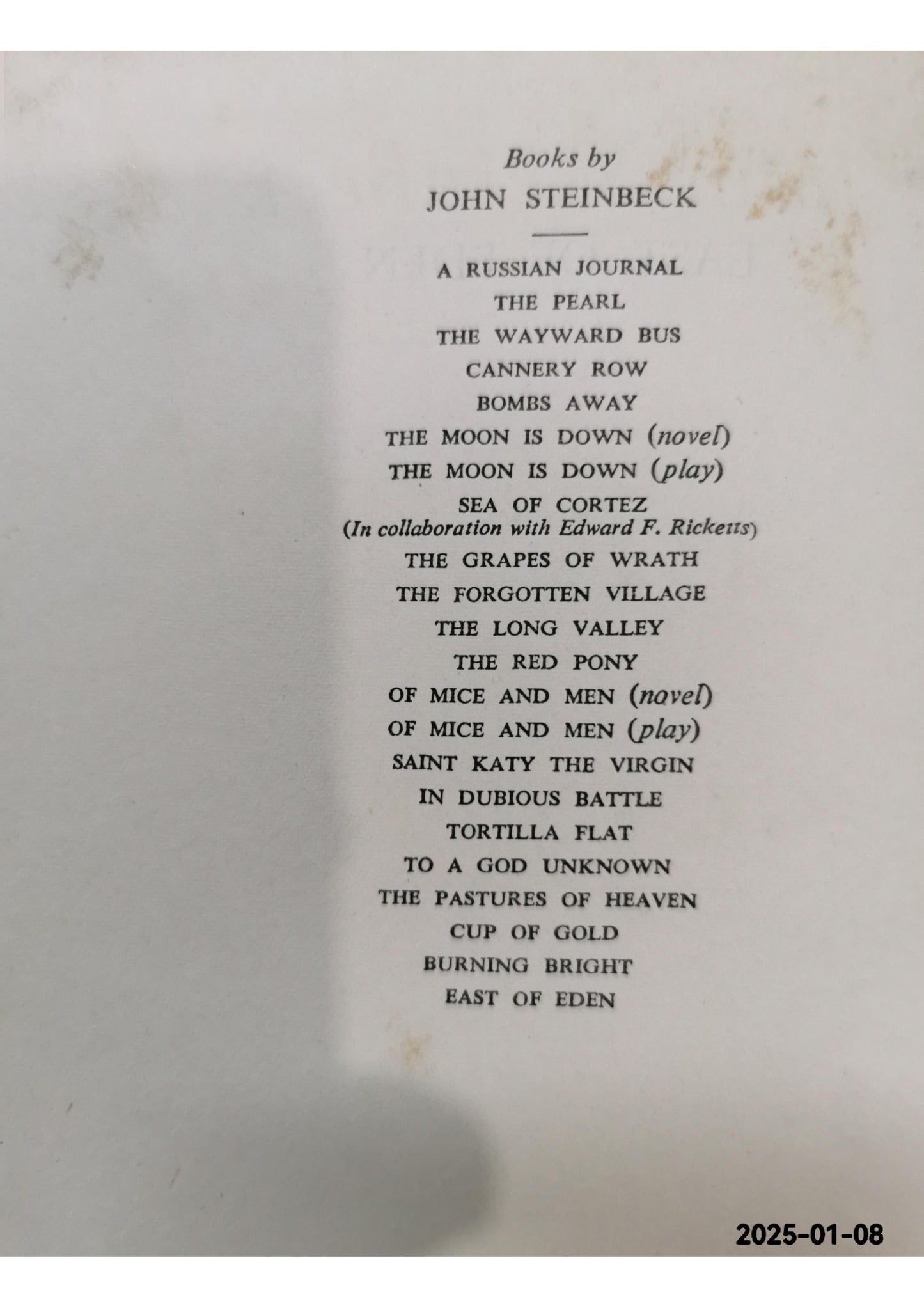 East of Eden Hardcover by John Steinbeck by John Steinbeck  (Author)