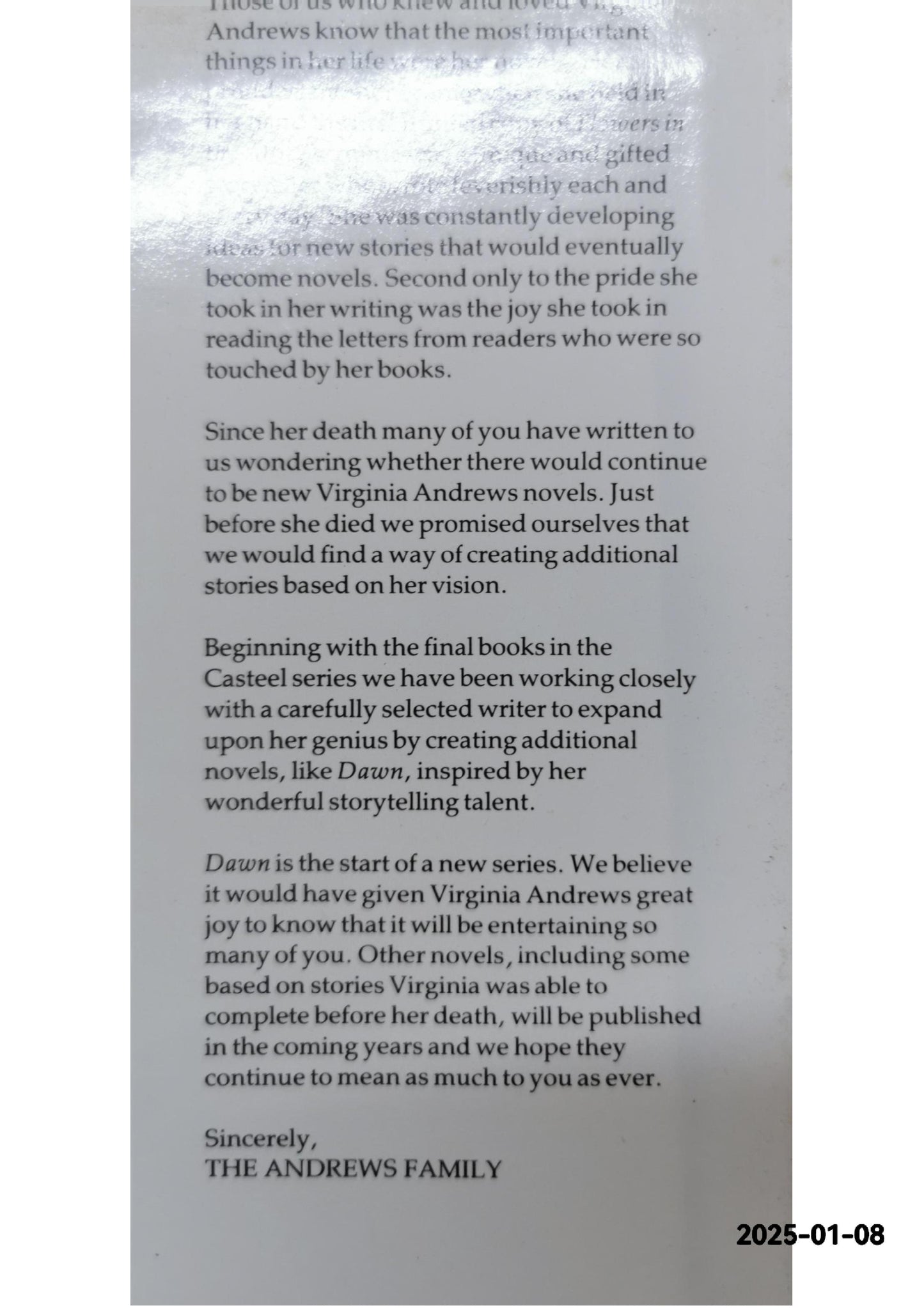 Dawn (The New Virginia Andrews) By VIRGINIA ANDREWS