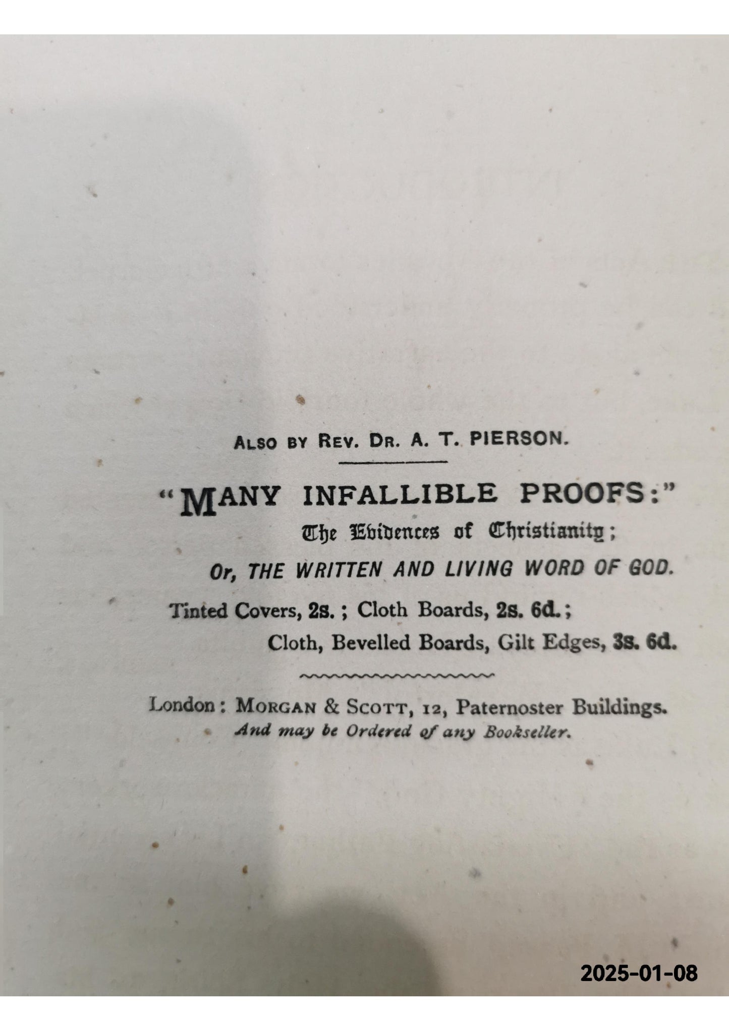 The Acts of the Holy Spirit: Being an examination of the active mission and ministry of the Spirit of God, the divine Paraclete, as set forth in the Acts of the Apostles Hardcover Binding – 1 Jan. 1898 by Arthur T Pierson (Author)